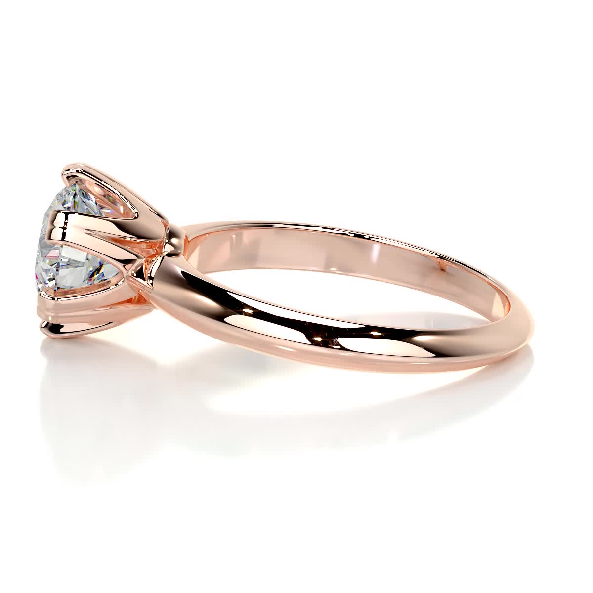 Alexis Moissanite Ring -14K Rose Gold、mySite、hinf8tx79