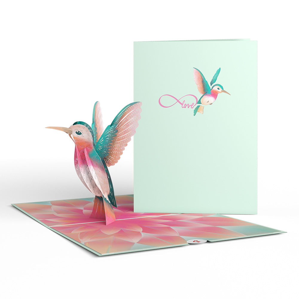 Lovely Hummingbird Pop-Up Card、mySite、solidvoid