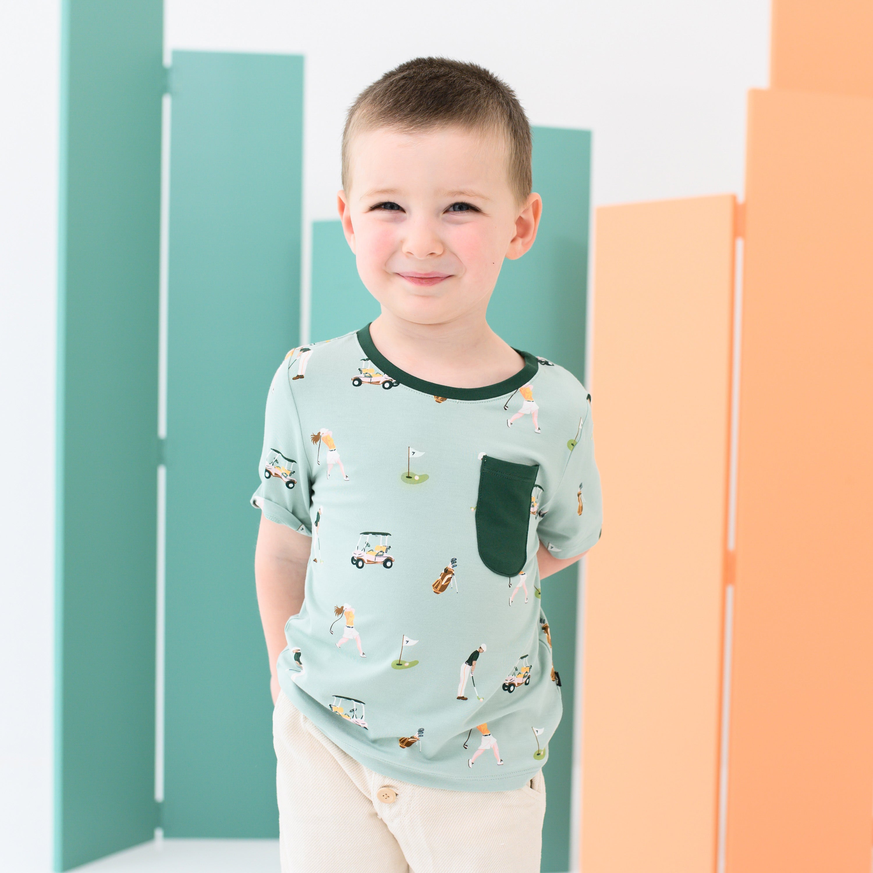  Toddler Crew Neck Tee in Golf、mySite、layawaytickets