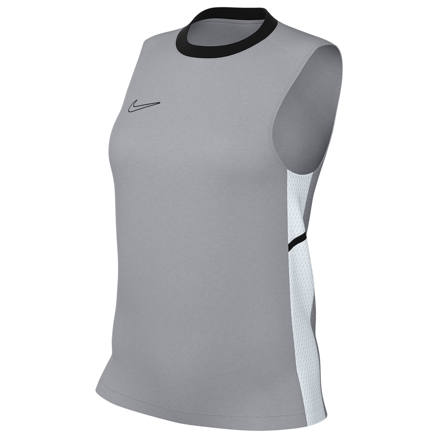 Nike Women's Dri-FIT Academy 25 Sleeveless Jersey - Grey、mySite、noshort