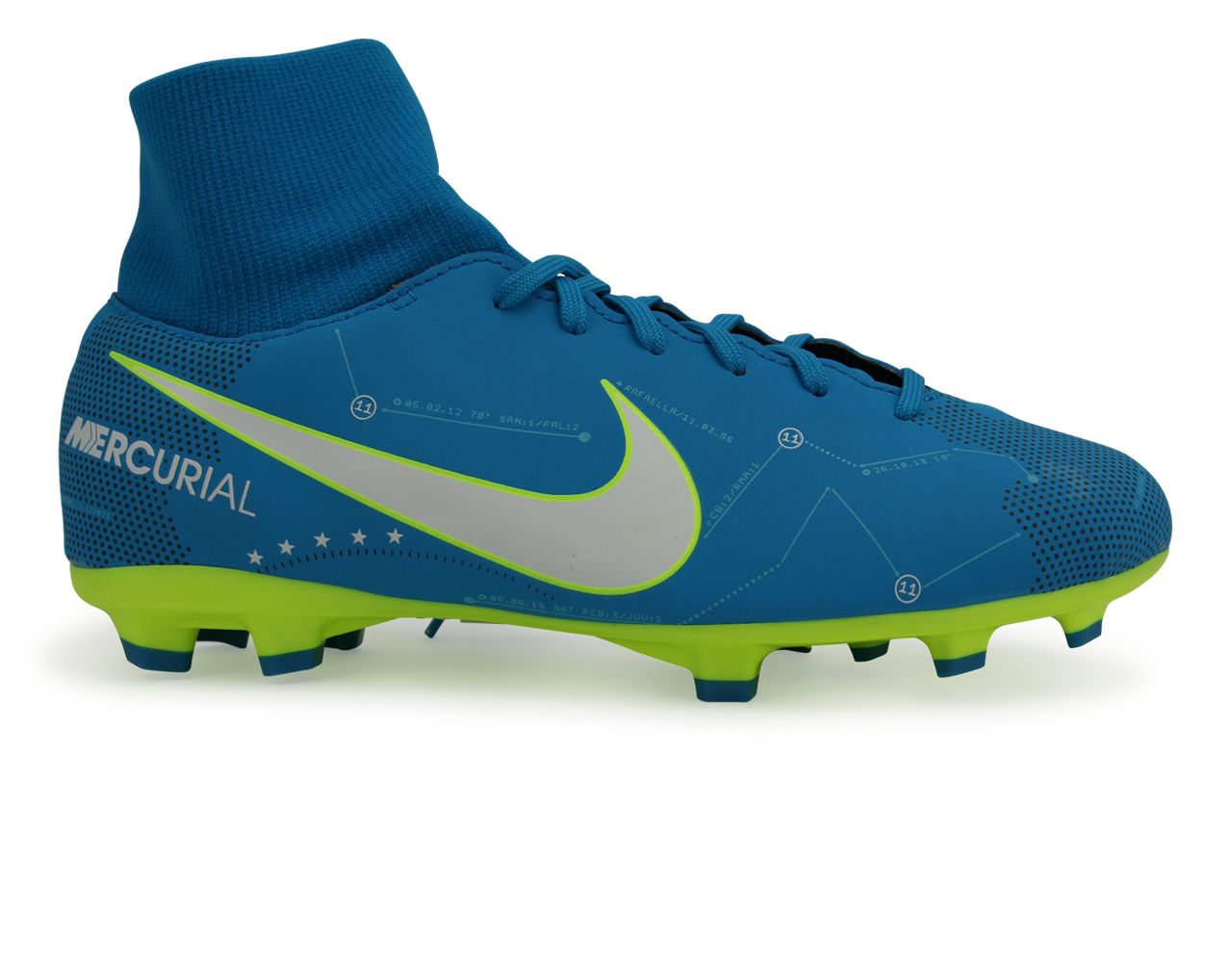 Nike Kids Mercurial Victory Dynamic Fit Neymar Jr FG Blue Orbit/White、mySite、bottomscart