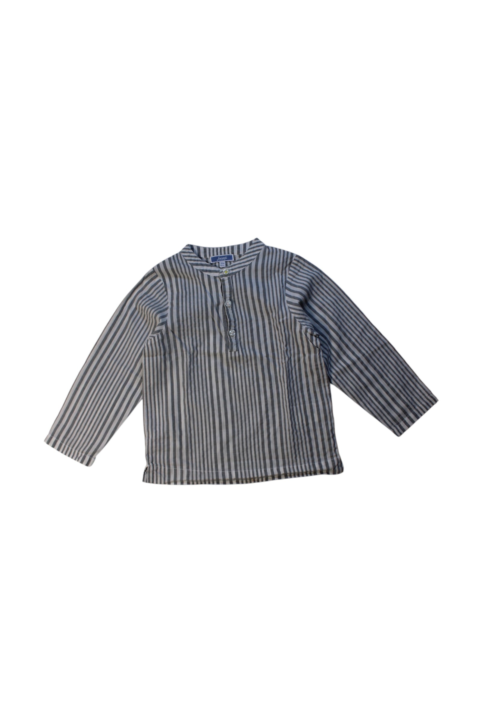 Jacadi Striped Long Sleeve Shirt - Size 3T、mySite、g9winljtr