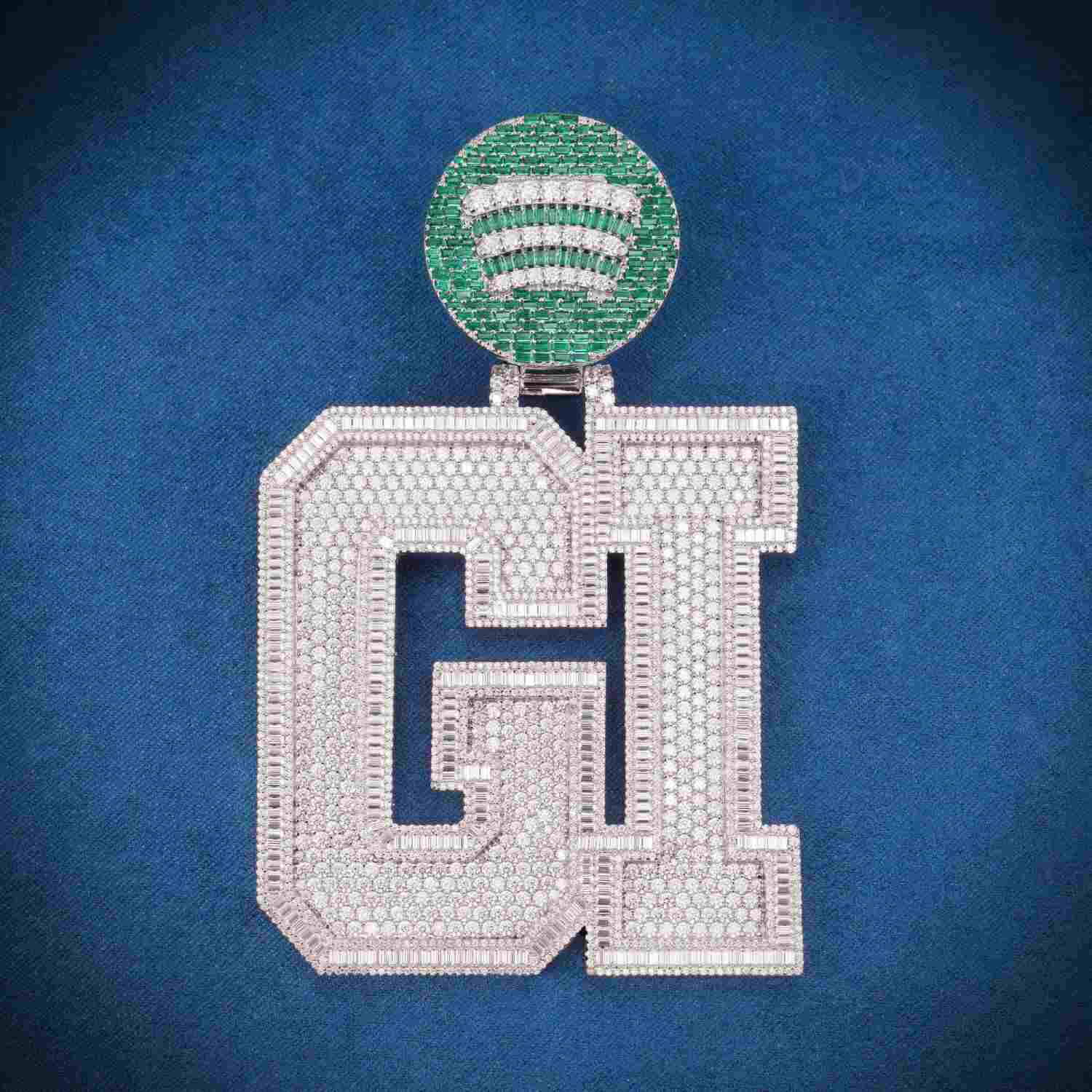 GI Custom Moissanite Pendant 14k Gold、mySite、hinf8tx79