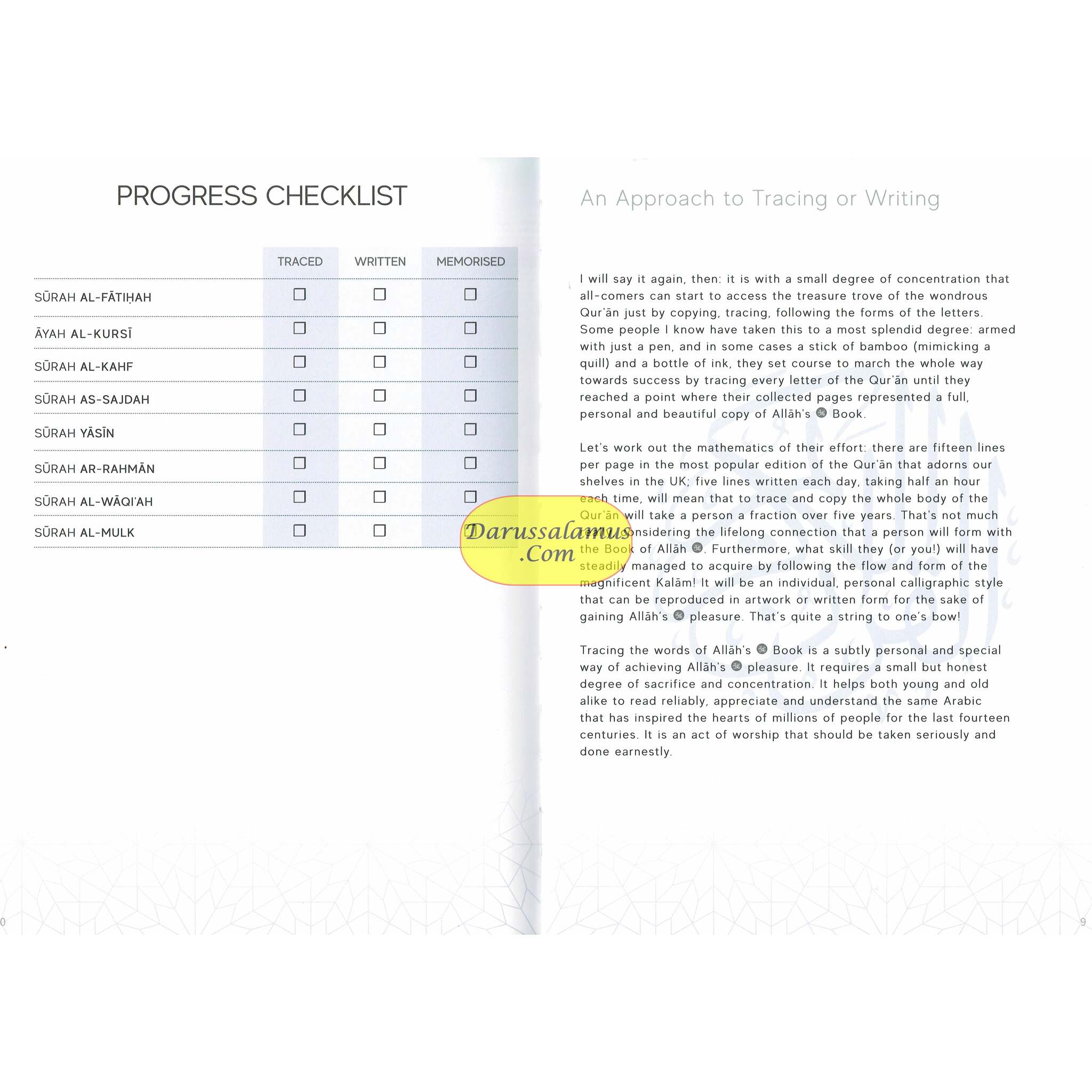 The Tracing Quran (The Blessed Chapters) Word By Word Translation Hardcover、mySite、topwebapps