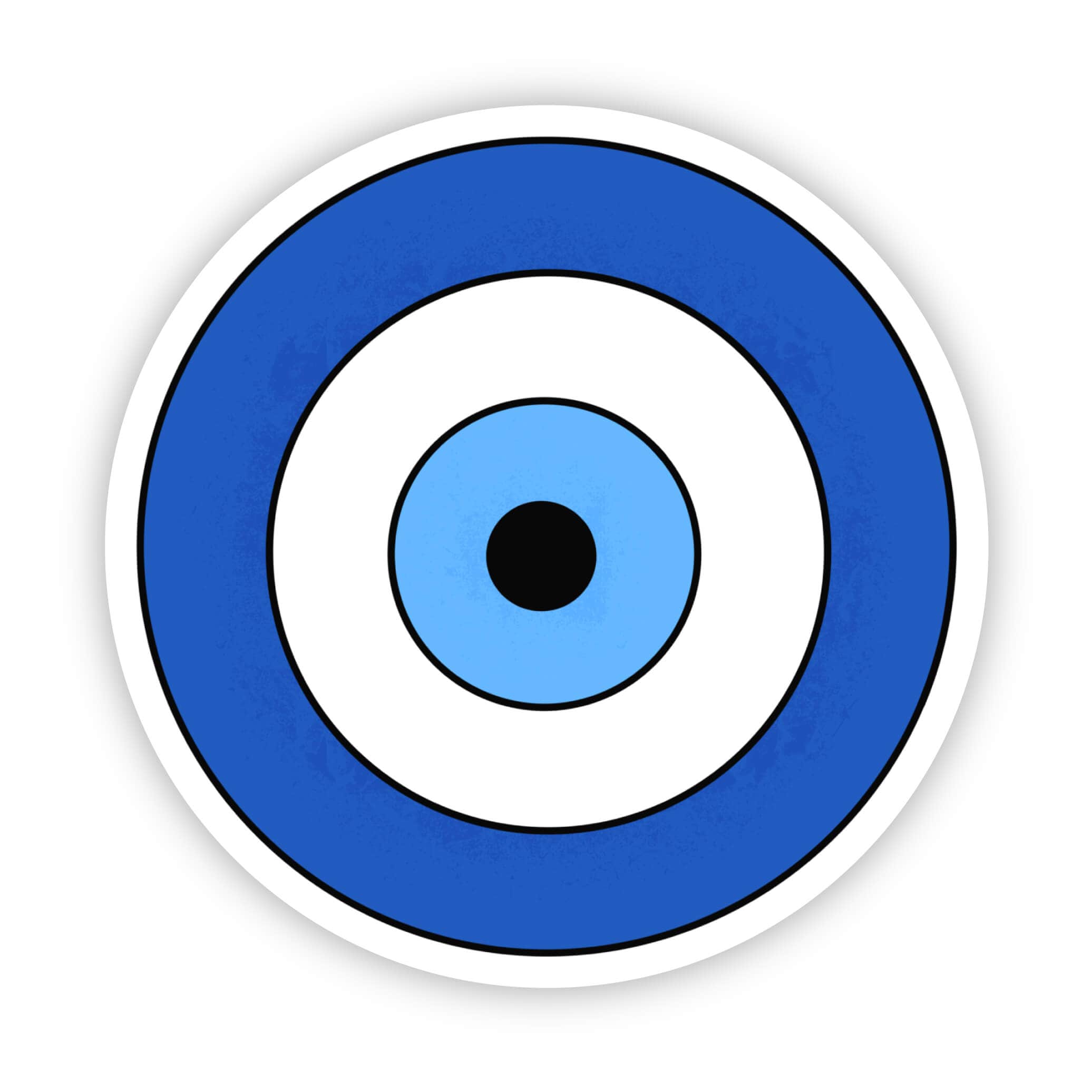  Evil eye sticker - blue circle、mySite、ghnorth