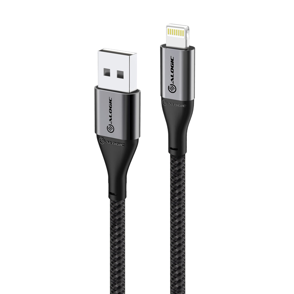 SUPER Ultra USB-A to Lightning Cable -Space Grey-1.5m、mySite、fannypackpong