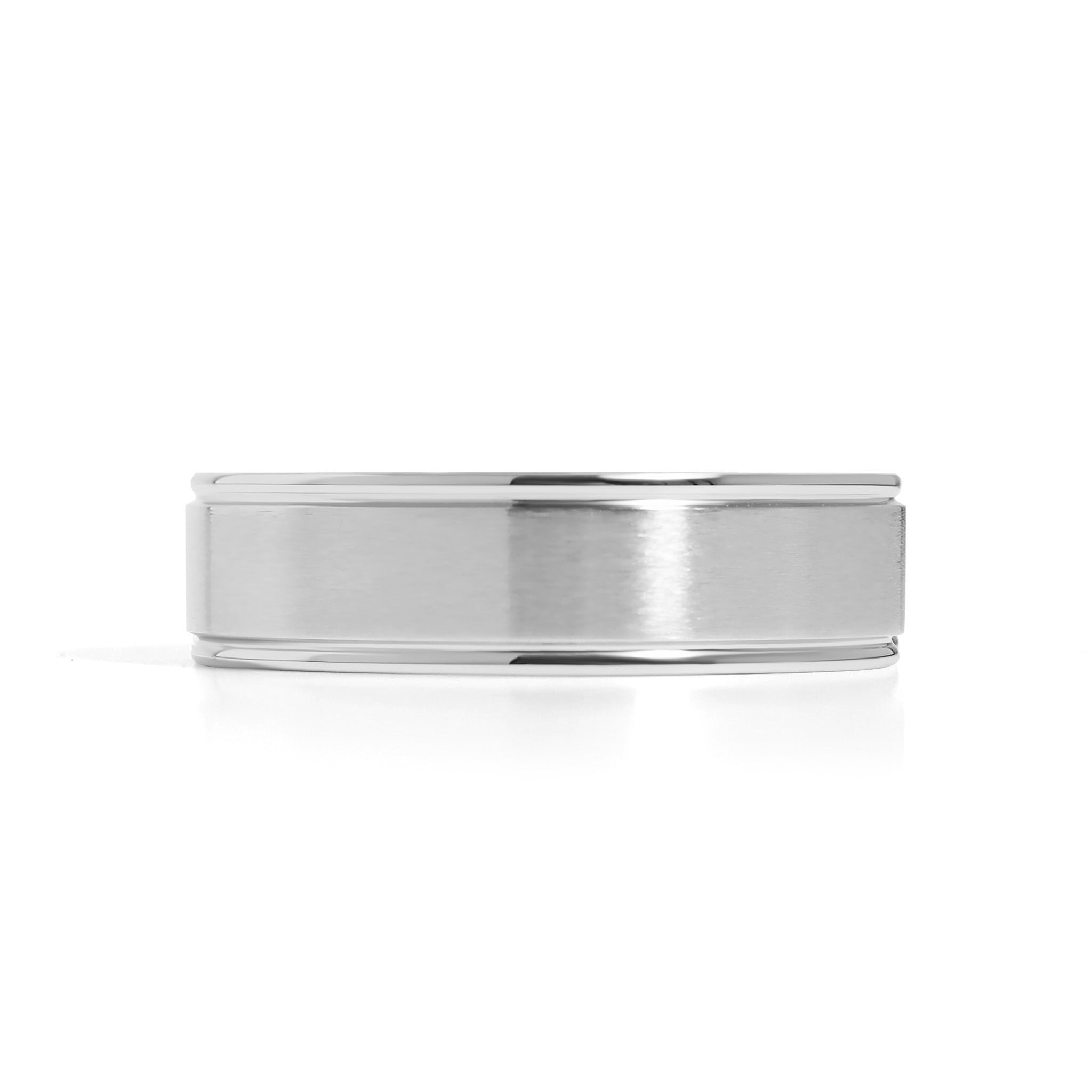 Stainless Steel Blank Ring Brushed Center Grooved Edge / CFR7020、mySite、dreamappss