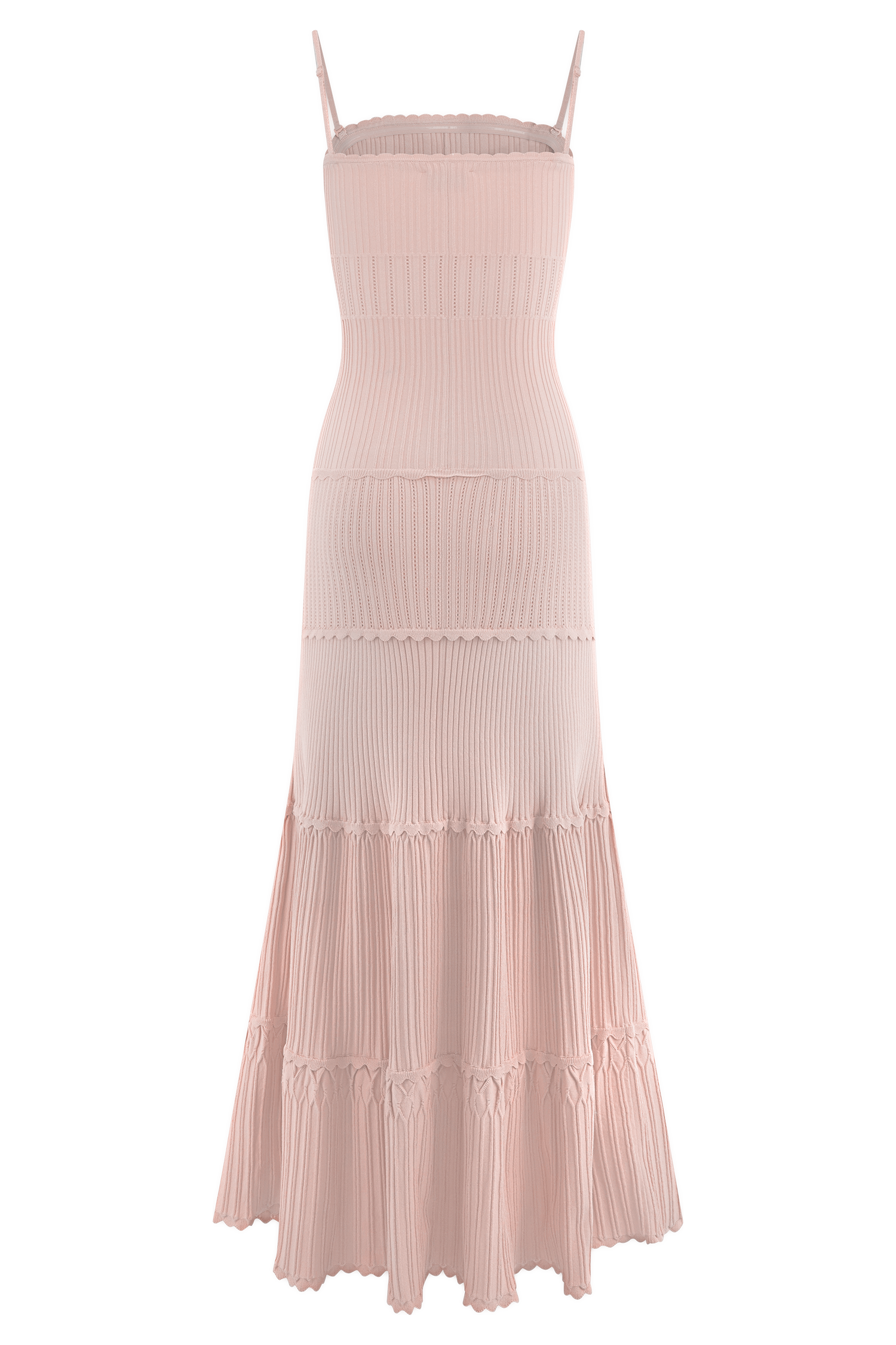 Finley Pointelle Knit Maxi Dress - Baby Pink、mySite、solidvoid