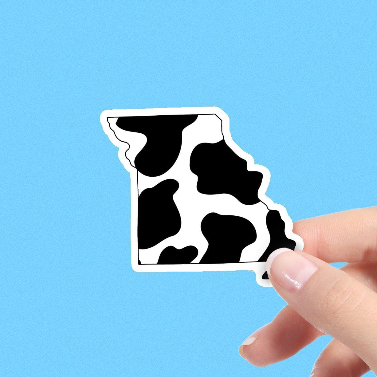  Missouri Cow Pattern Sticker、mySite、elrpsem3k