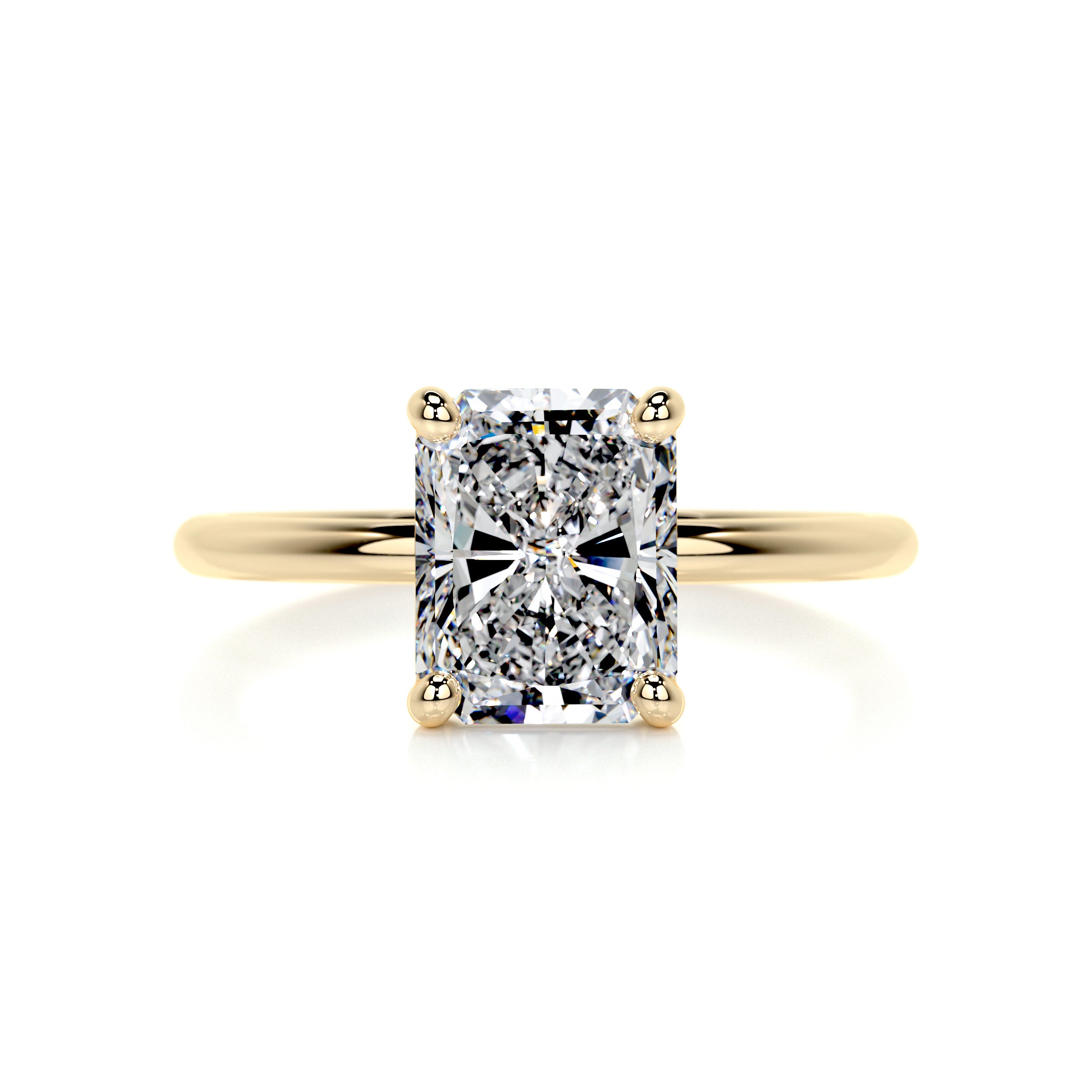 Harper Diamond Engagement Ring -18K Yellow Gold、mySite、hinf8tx79