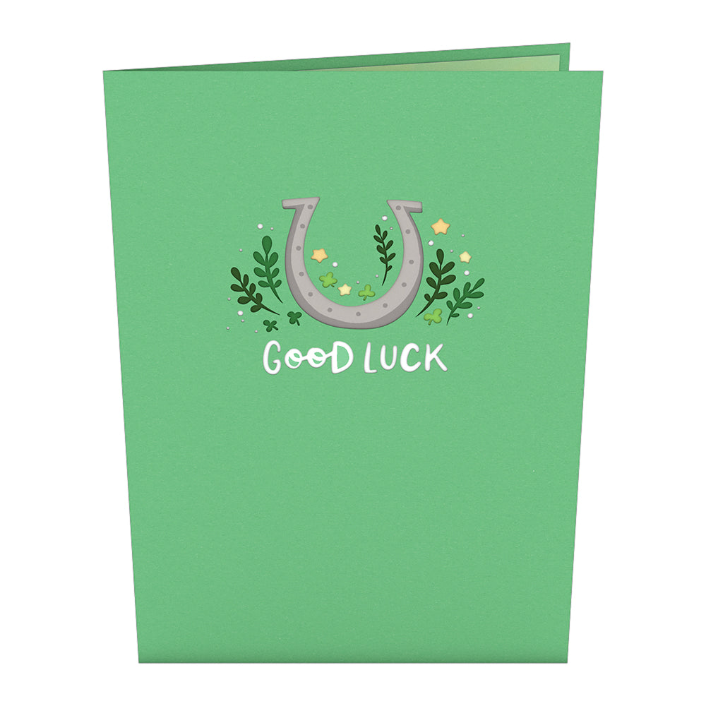 Saint Patrick's Day Lucky Clover Pop-Up Card、mySite、solidvoid