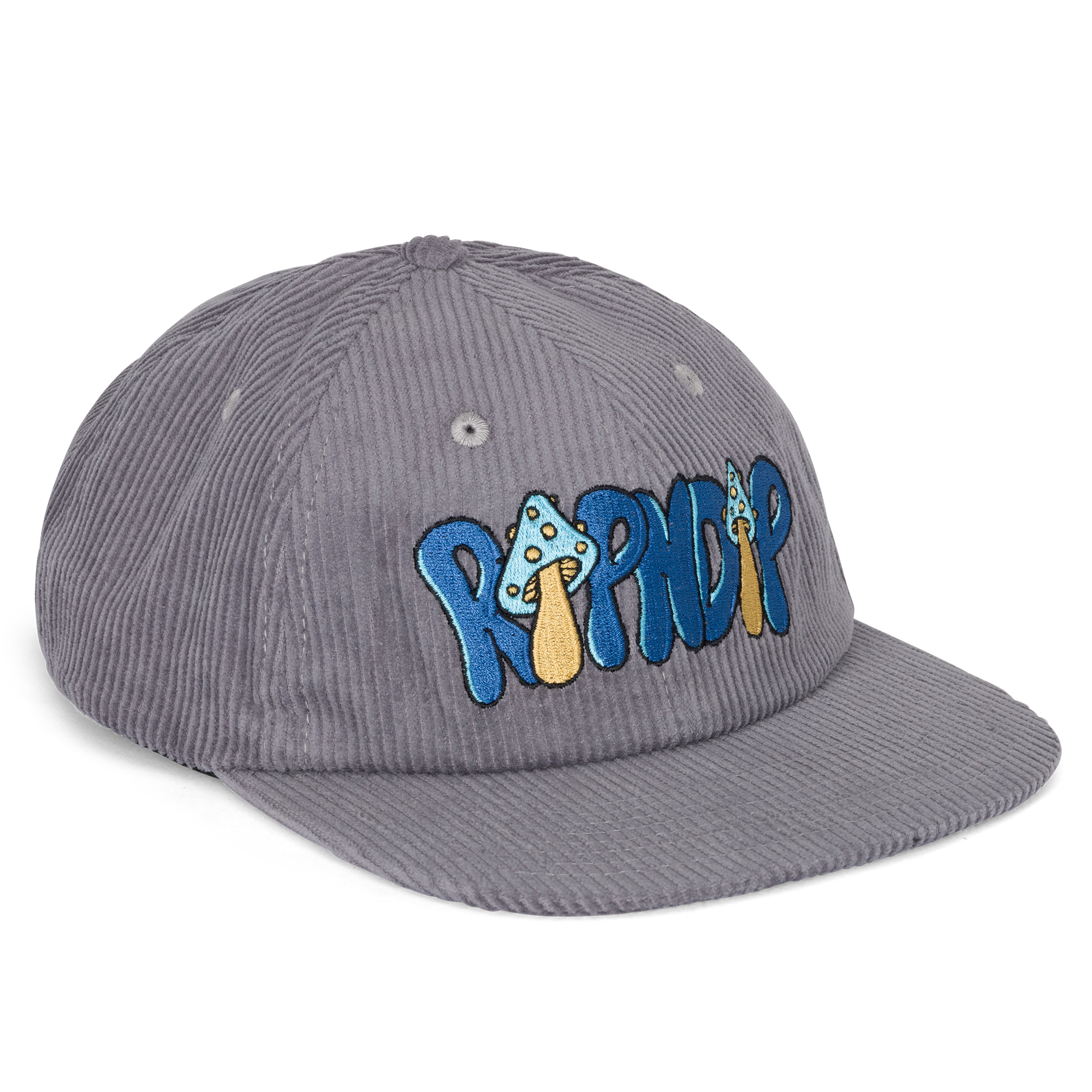  Toadstool Corduroy Velcro 6 Panel Hat (Grey)、mySite、merchandisen