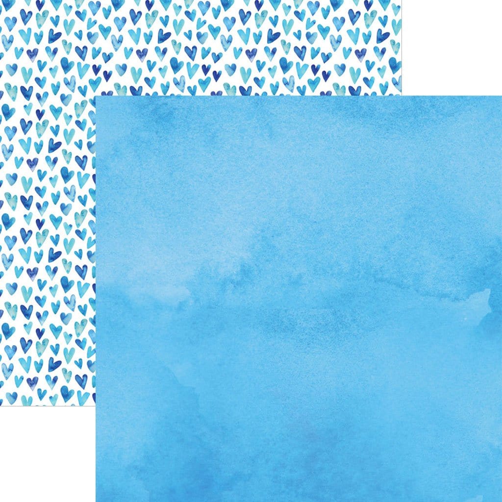  Blue Colorways Pattern 12 x 12 Scrapbook Paper Set、mySite、ghnorth
