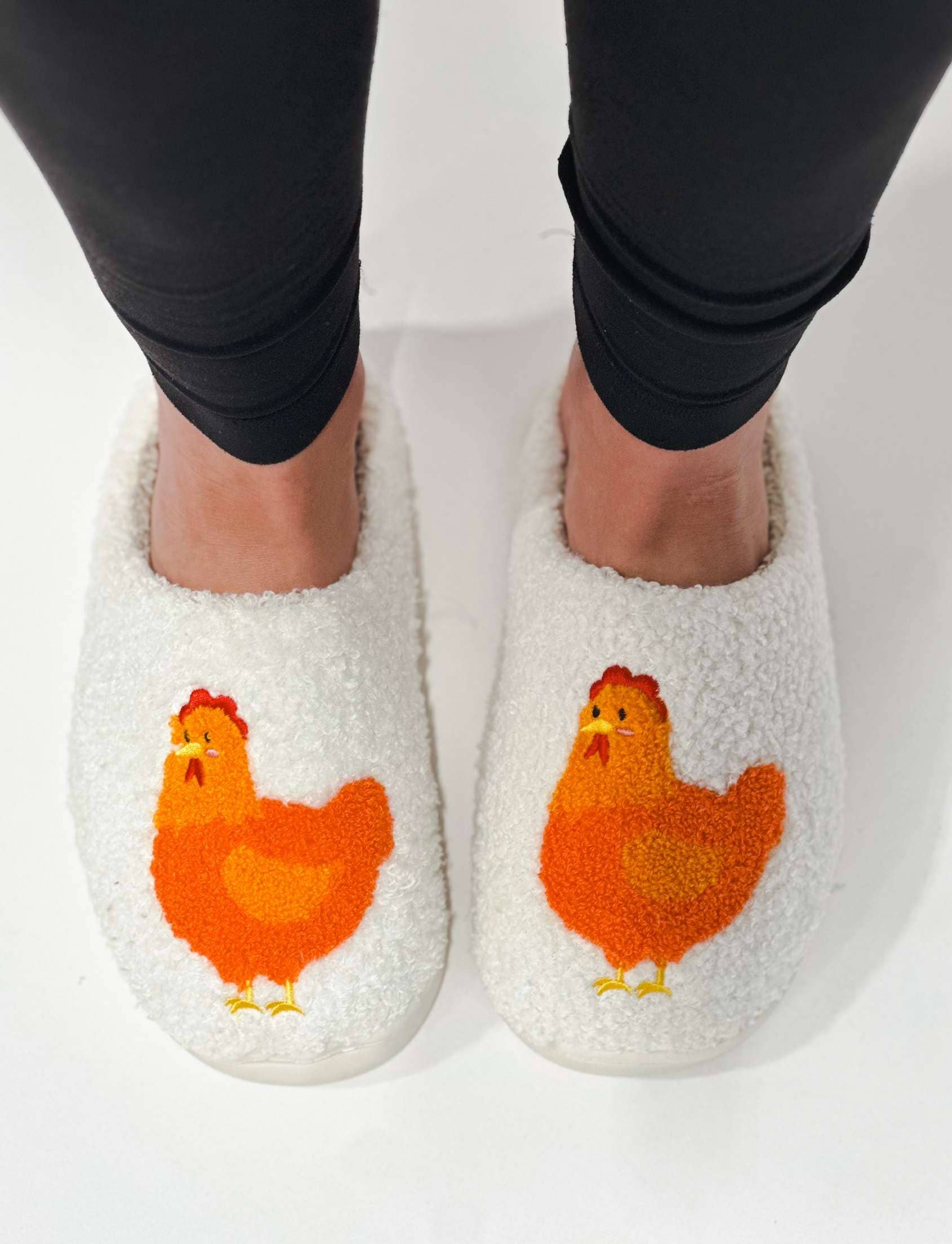 Fuzzy Chicken Slippers- Adult Chicken Lovers LOOK!、mySite、g9winljtr