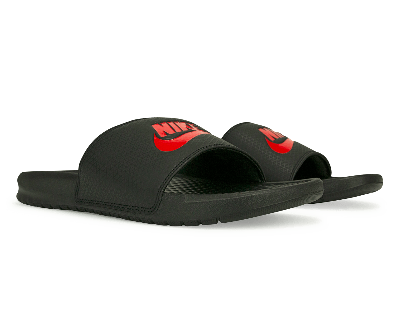 Nike Men's Benassi JDI Sandal Black/Challenge Red、mySite、bottomscart