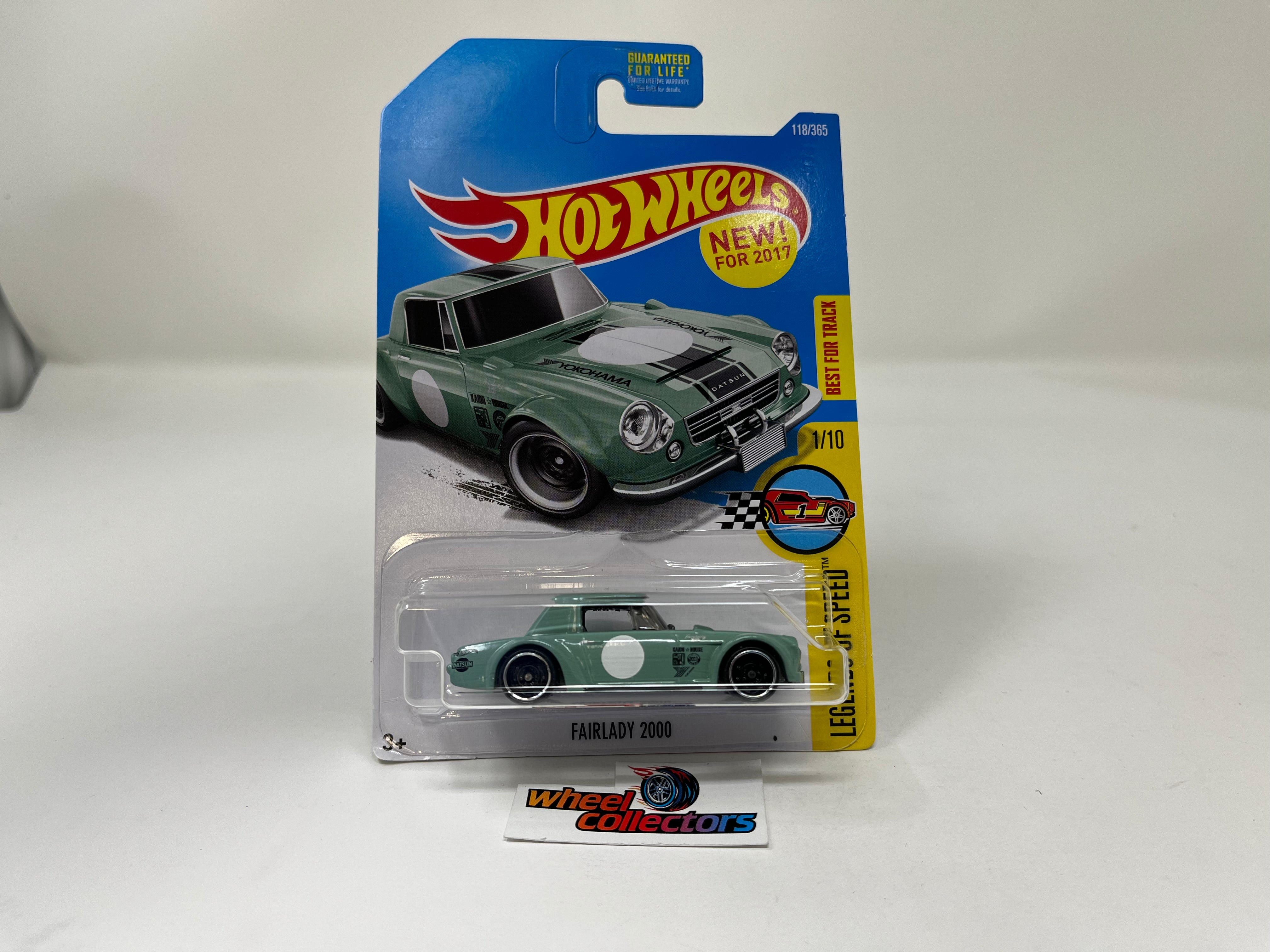 Fairlady 2000 #118 * Green * 2017 Hot Wheels USA Card、mySite、hgirdovlk