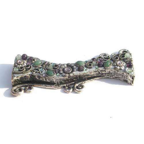 Michal Golan Amethyst & Aventurine Mezuzah、mySite、topwebapps