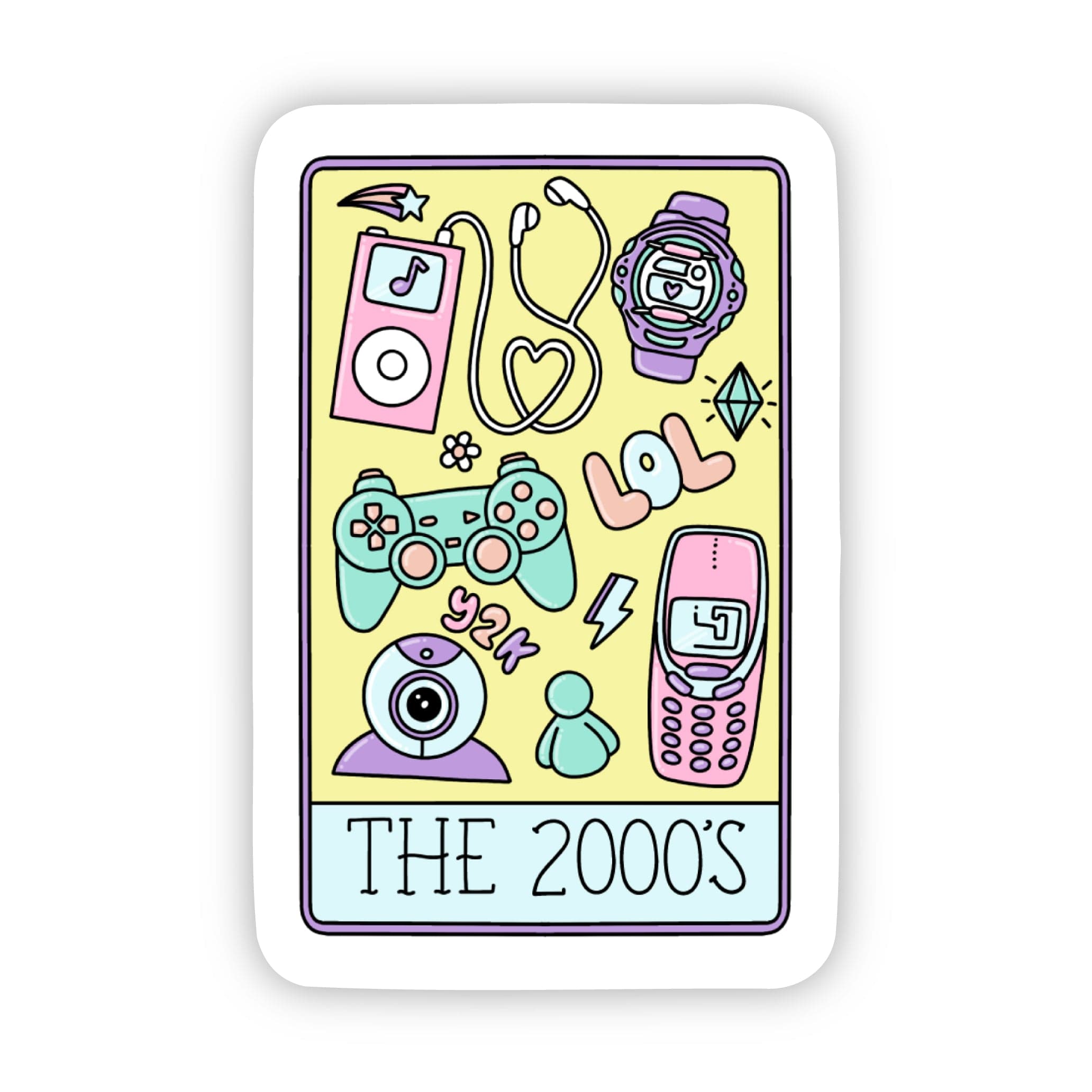  The 2000's Tarot Card Sticker、mySite、elrpsem3k