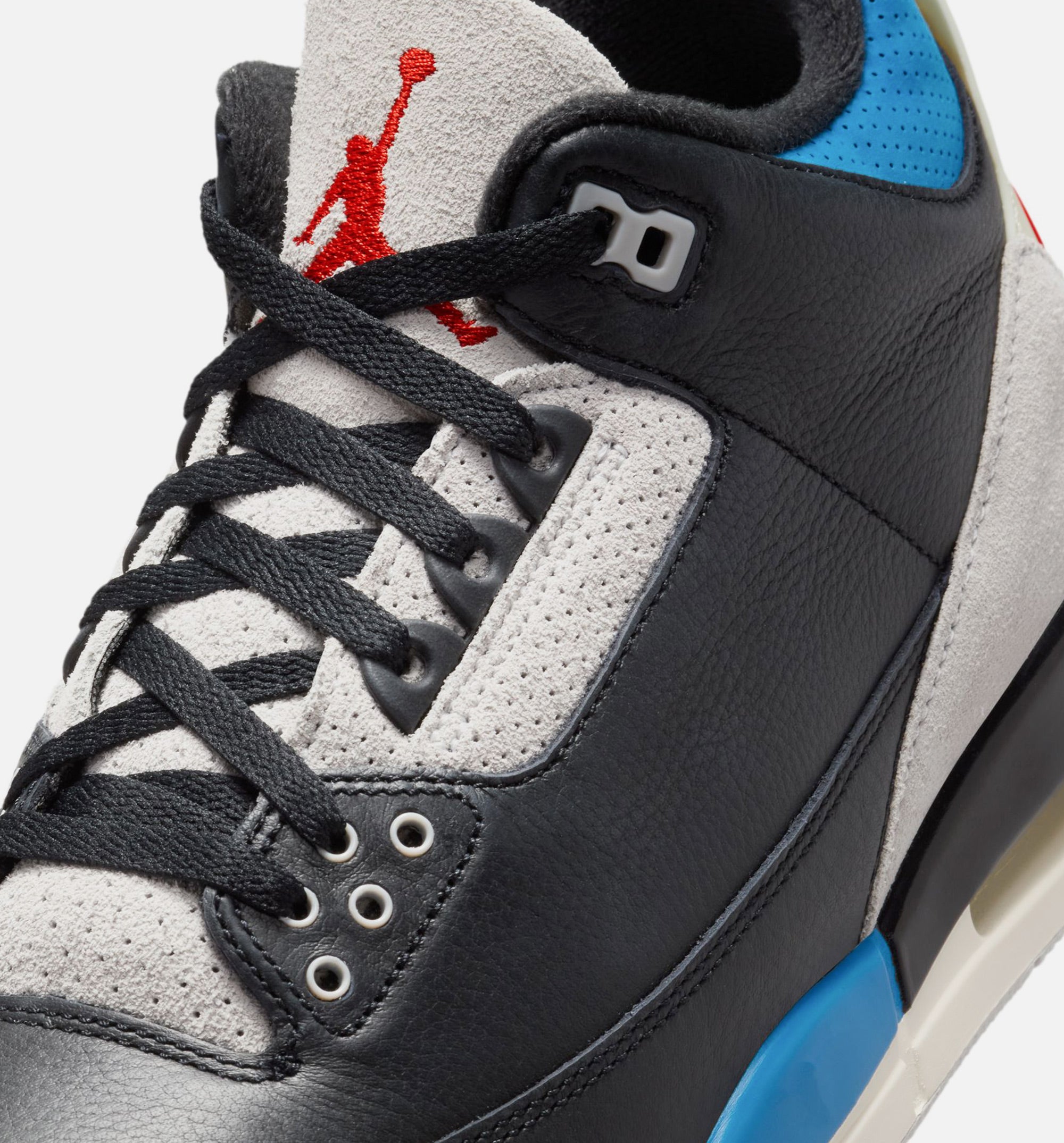 Air Jordan 3 Retro OG Rare Air Mens Lifestyle Shoe - Black/Chile Red/Neutral Grey Free Shipping、mySite、dreamappss