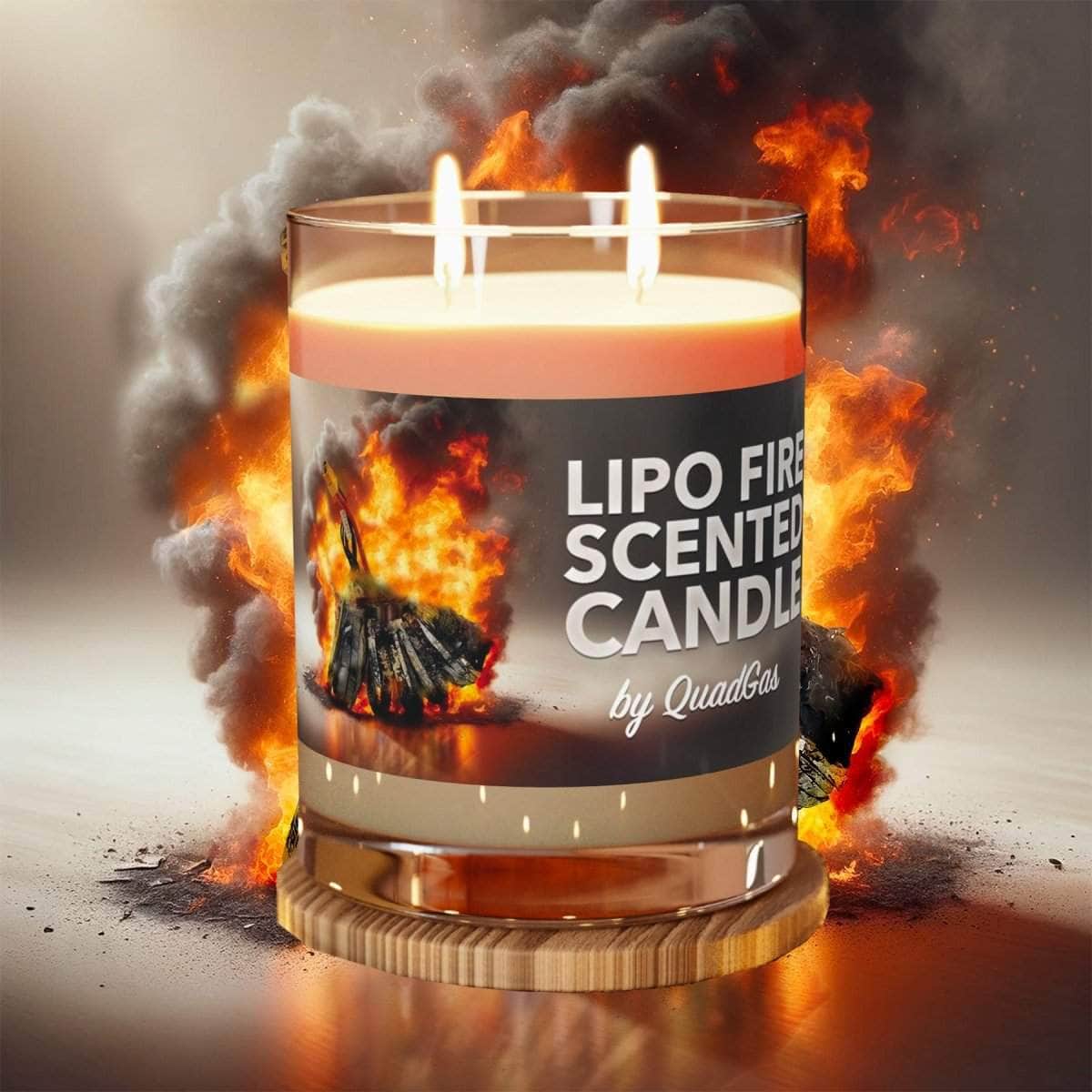  LiPo Fire Scented Premium Candle V2 by Quad Gas、mySite、merchandisen