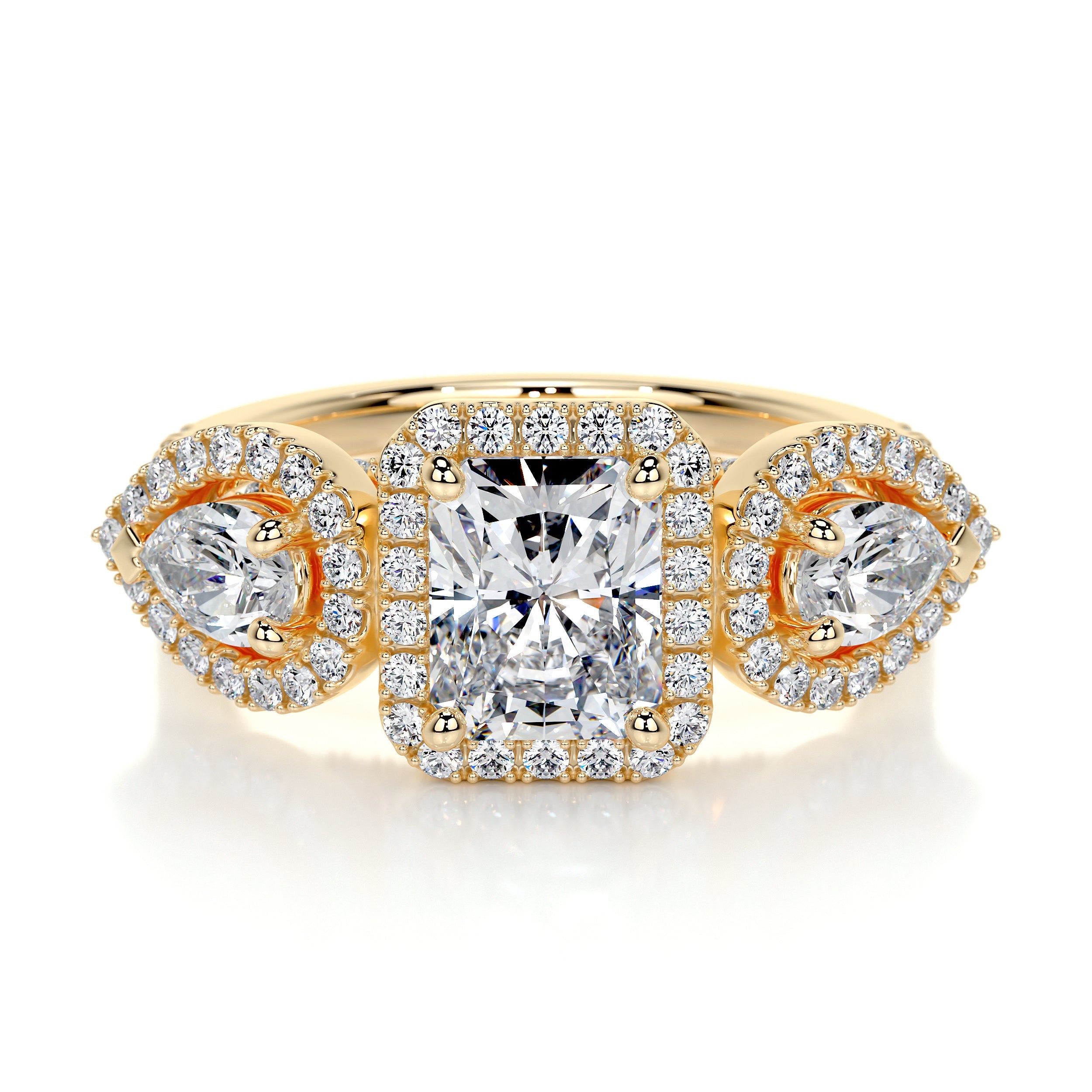 Violet Lab Grown Diamond Ring - 18K Yellow Gold、mySite、hinf8tx79