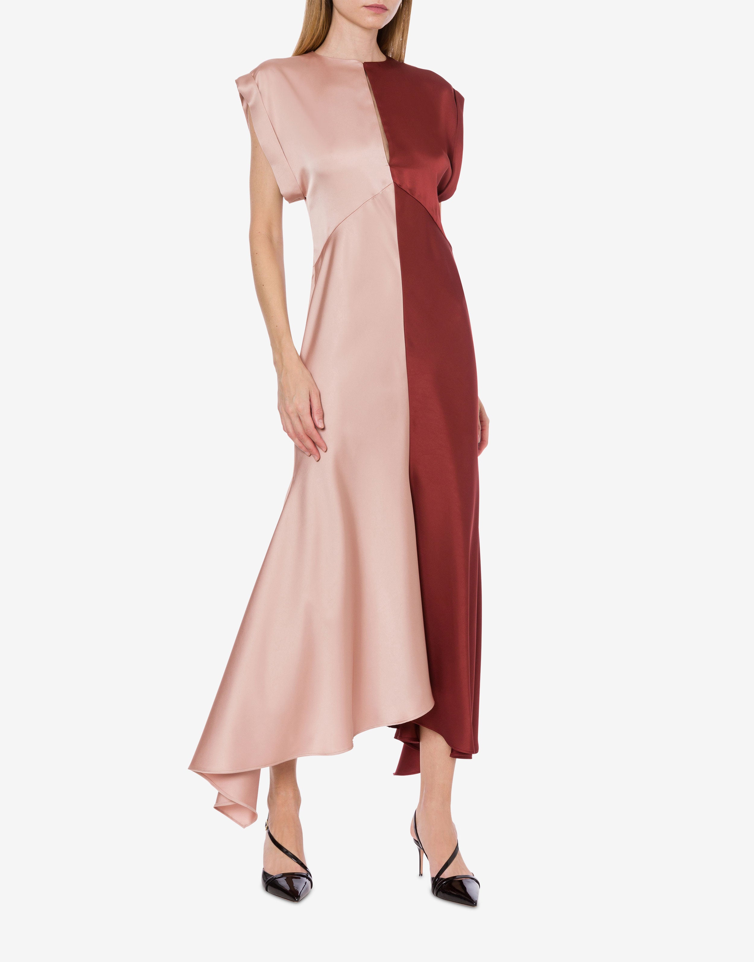 Abito in raso bicolor、mySite、aoinhome