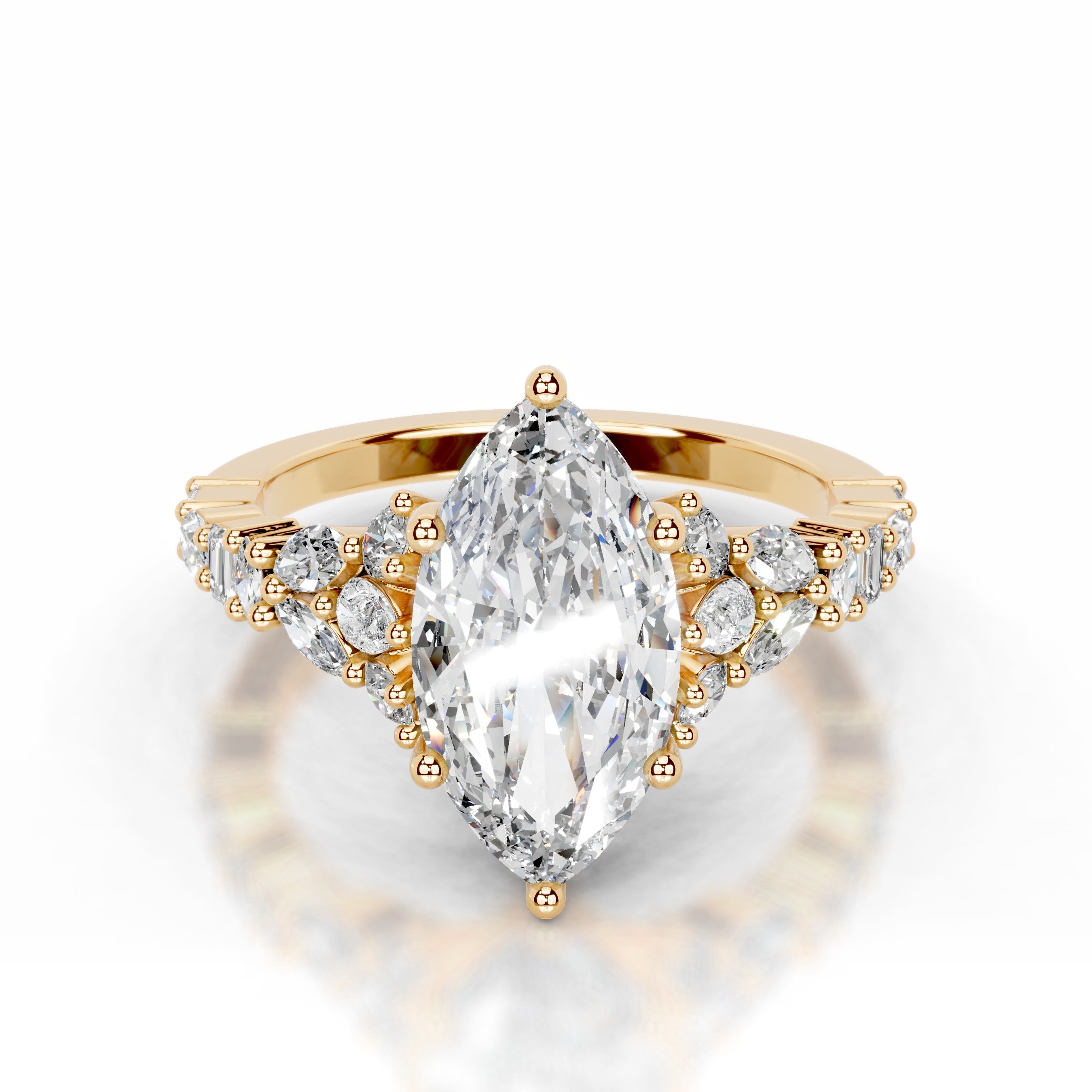 Tula Lab Grown Diamond Ring - 18K Yellow Gold、mySite、hinf8tx79