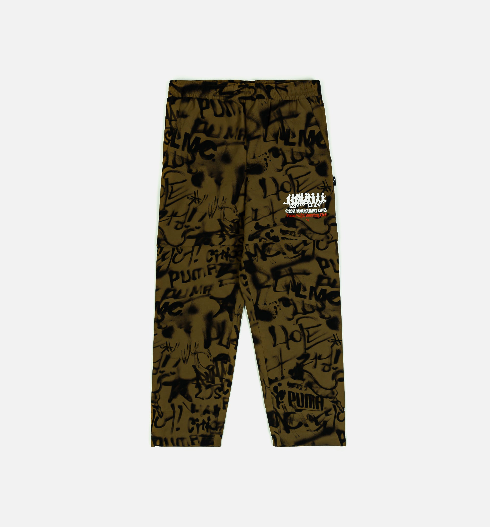 Lost Management Cities All Over Print Mens Pant - Olive/Black、mySite、dreamappss