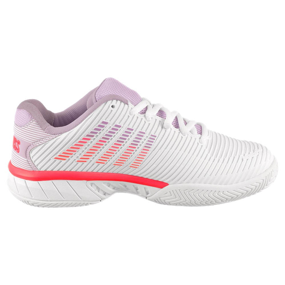 K-Swiss Women's Hypercourt Express 2 - Wide - White/Orchid Petal