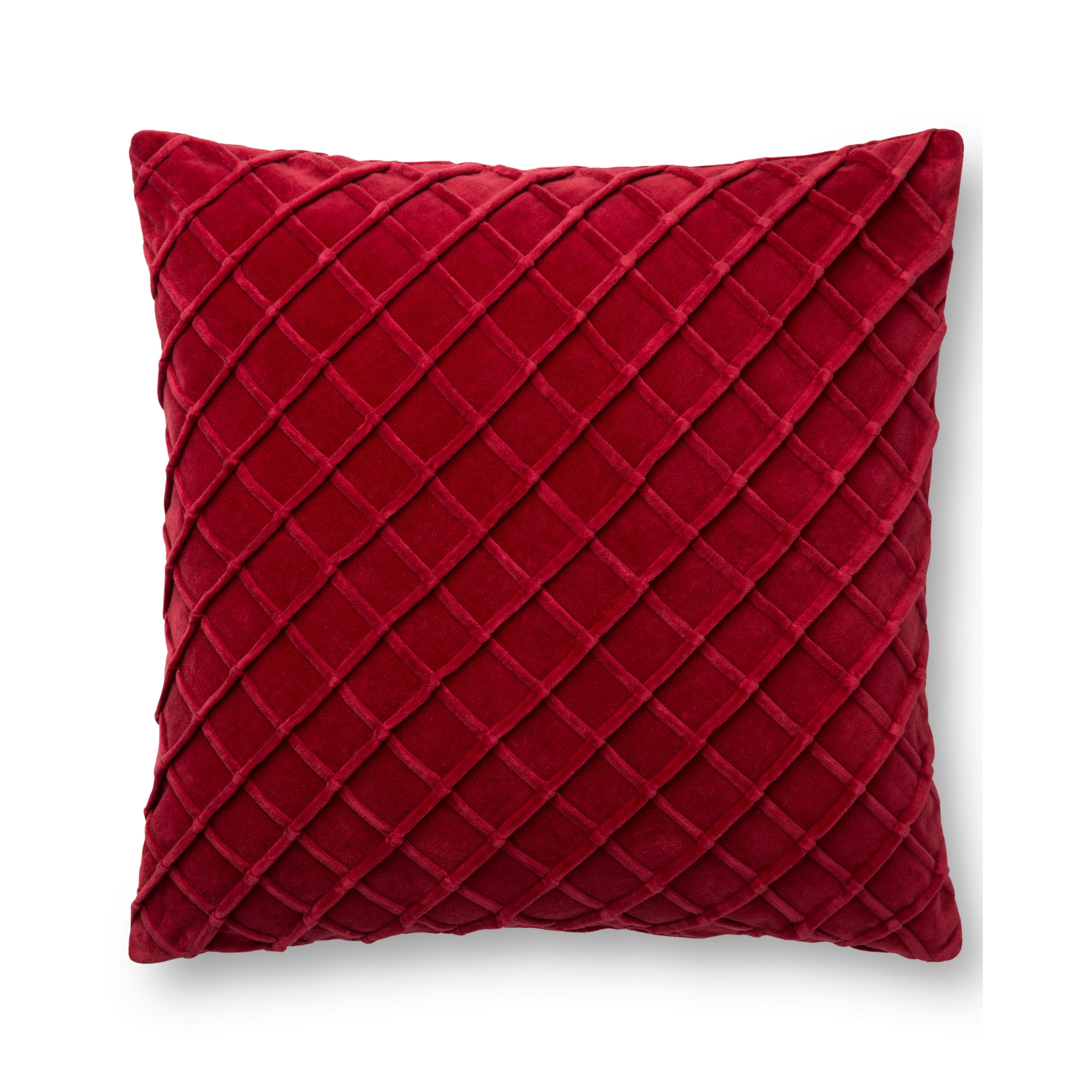 Red Cotton Velvet Pillow、mySite、gigharbornorthrealestate