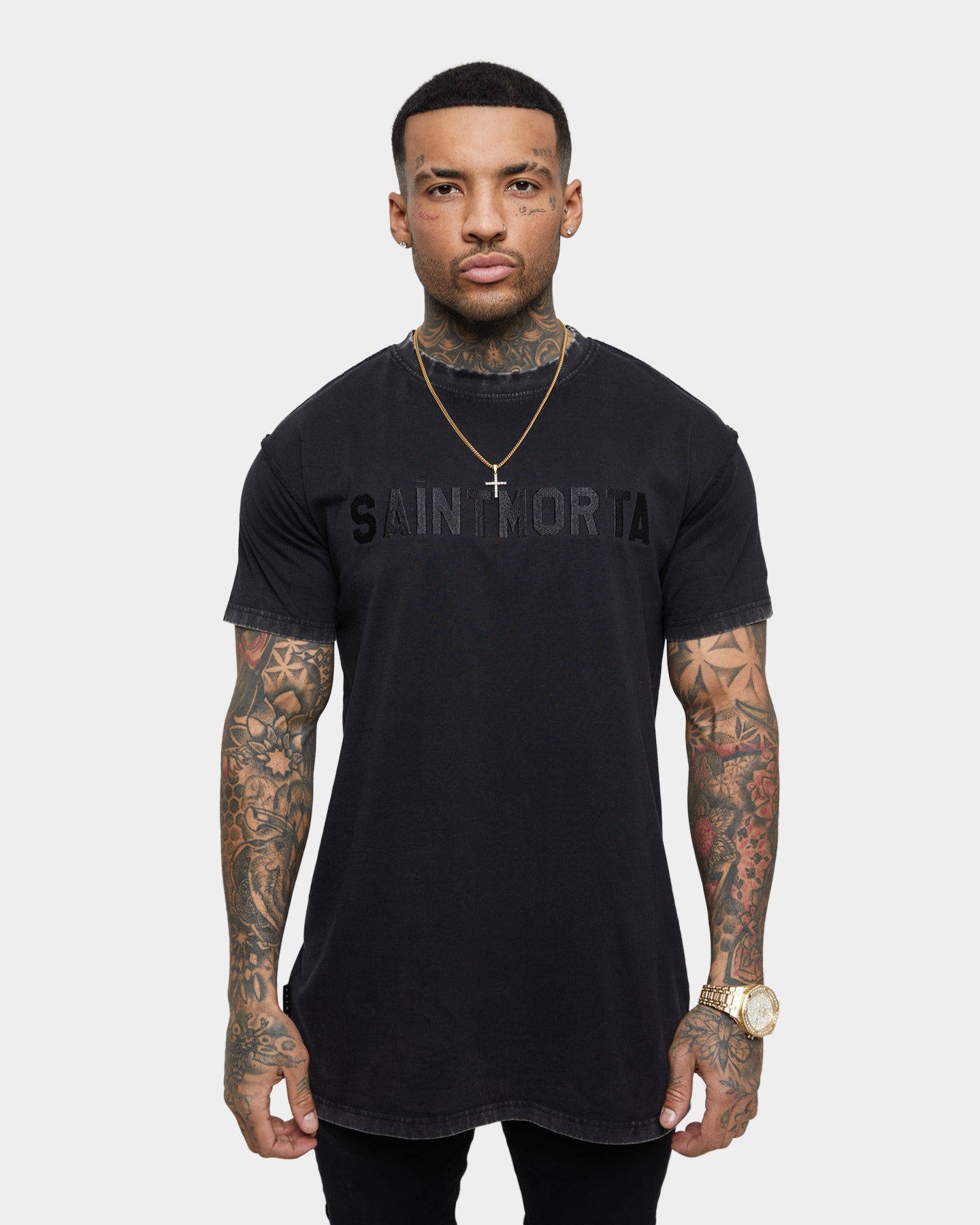 Saint Morta Yearbook Lafayette T-Shirt Vintage Black、mySite、zt4zffjzw