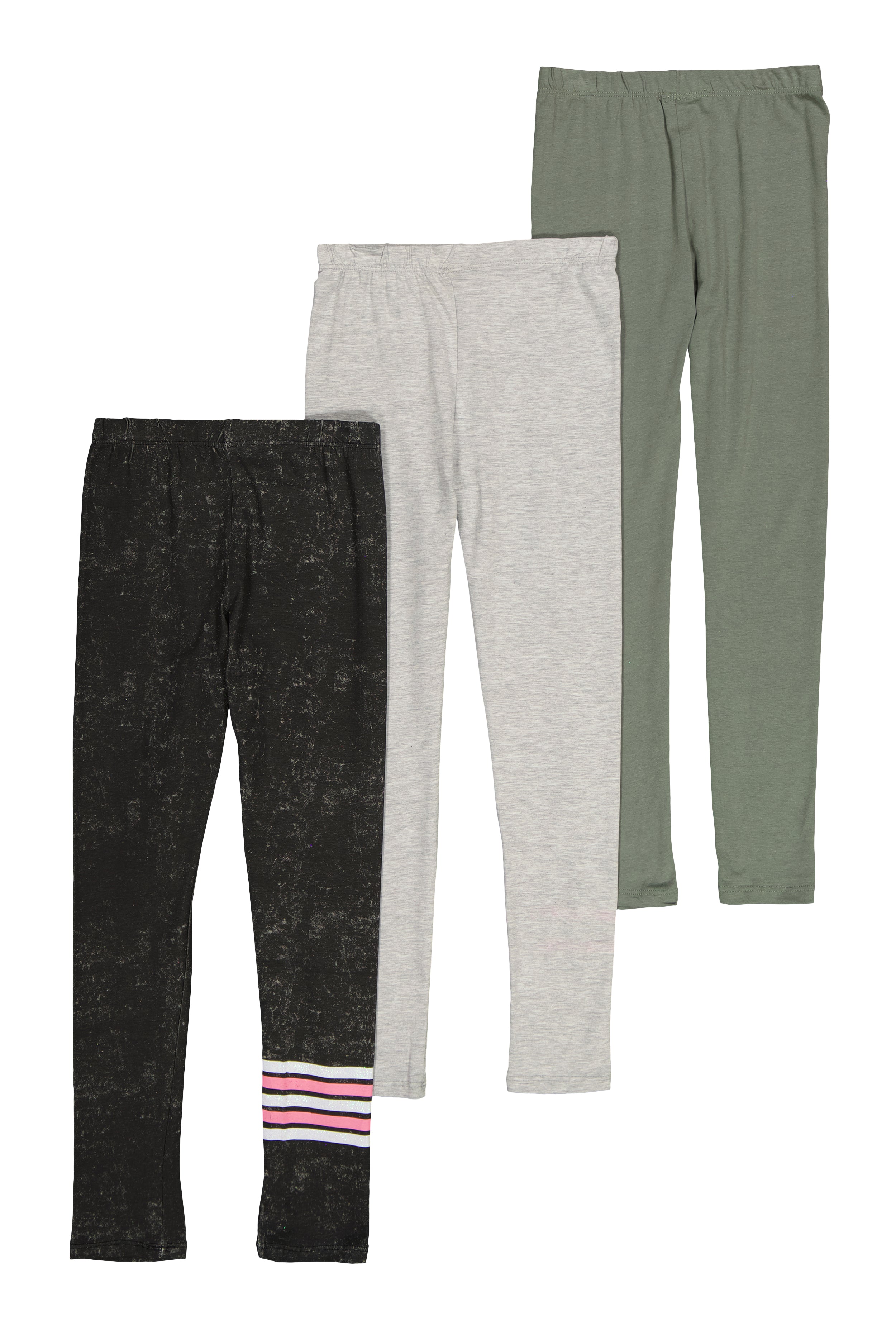 Girls Brooklyn Graphic Leggings 3 Pack、mySite、camillekostekn