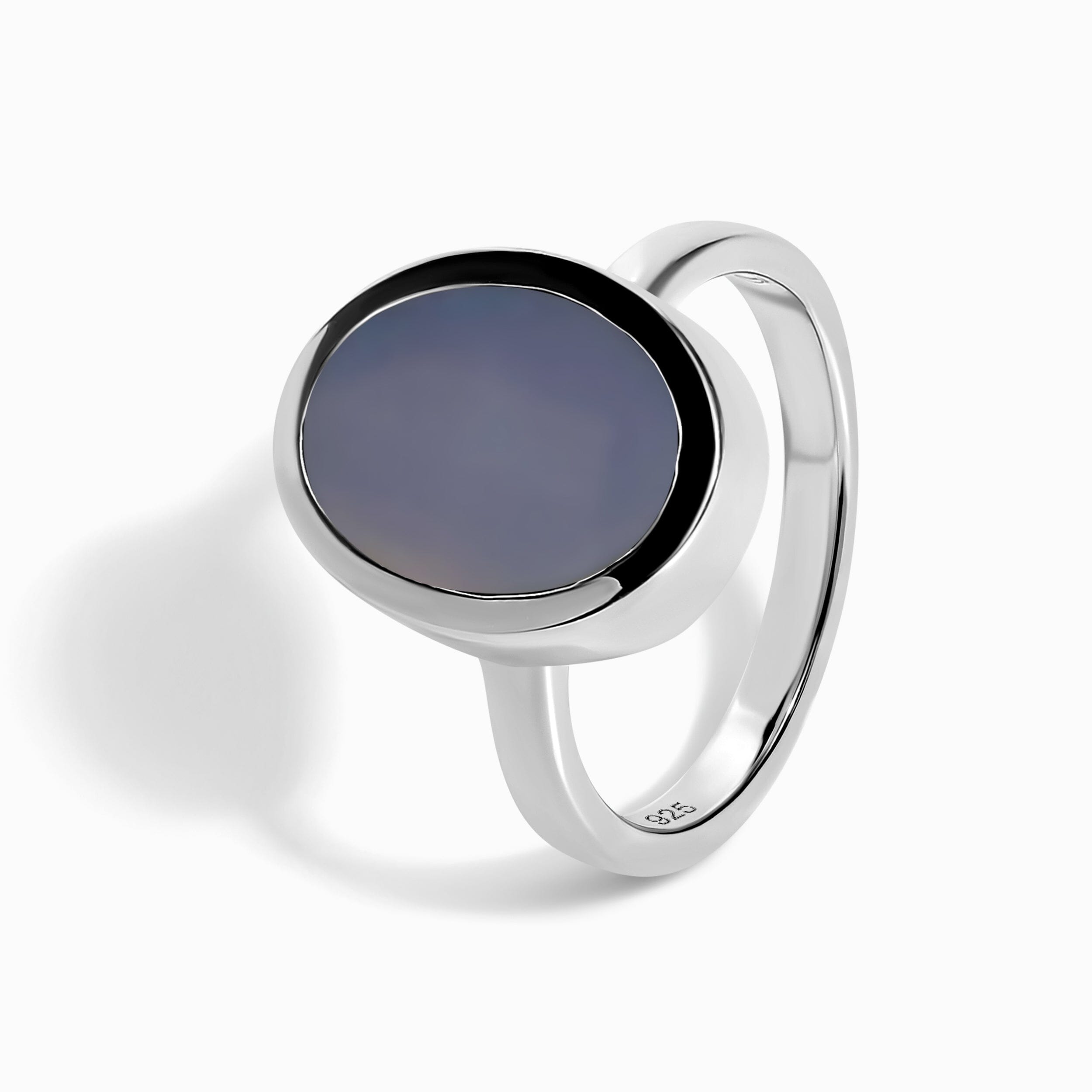 Crystal Ring - Enfolded Grey Agate、mySite、hinf8tx79