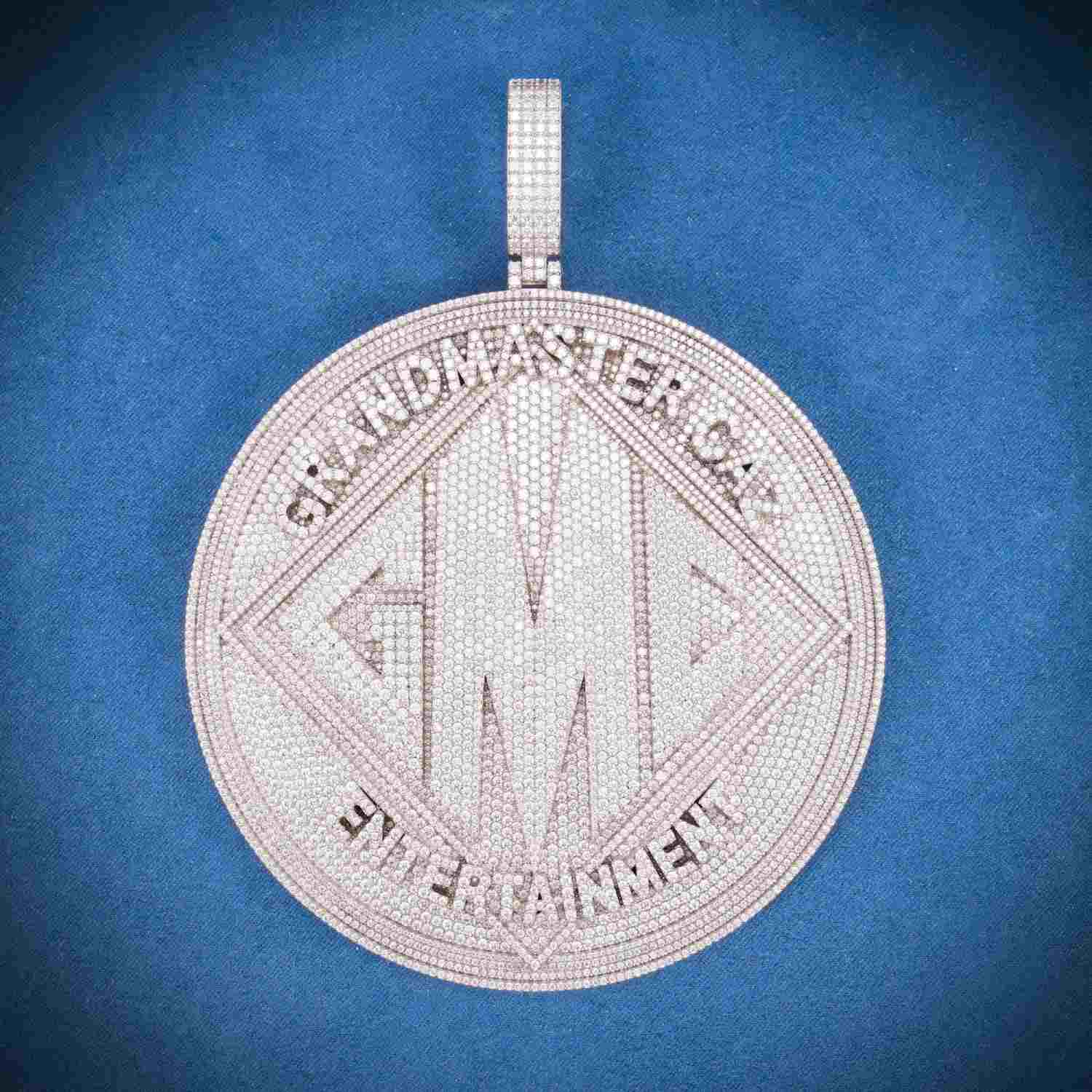 M Custom Moissanite Pendant 14K Gold、mySite、hinf8tx79