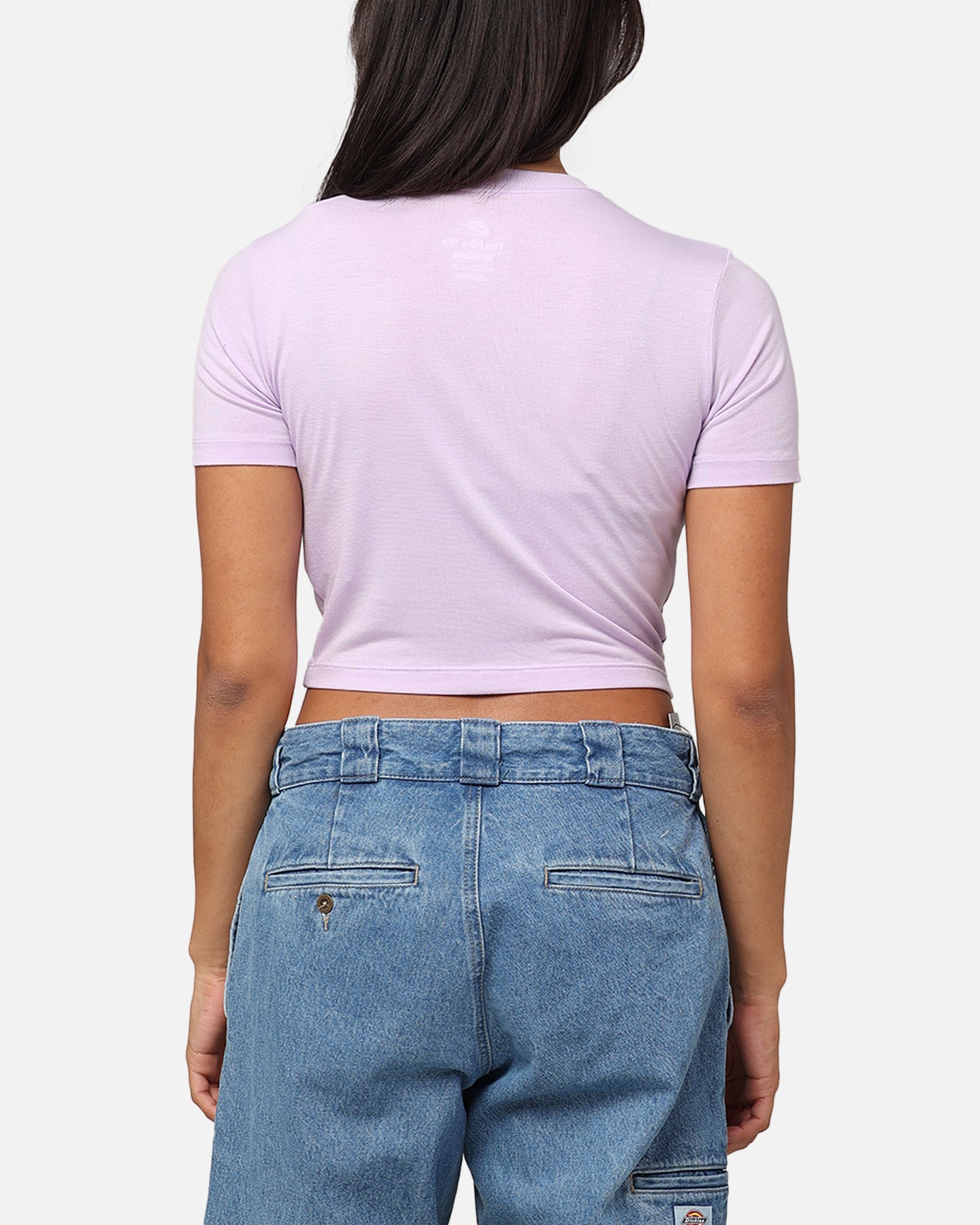 Nike Women's Sportswear Essential Slim Cropped T-Shirt Violet Mist/White、mySite、zt4zffjzw