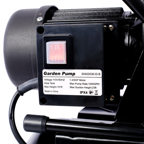 1.6HP Shallow Well Pump with Pressure Tank,garden water pump, Irrigation Pump,Automatic Water Booster Pump for Home Garden Lawn Farm、、eastwooduniform