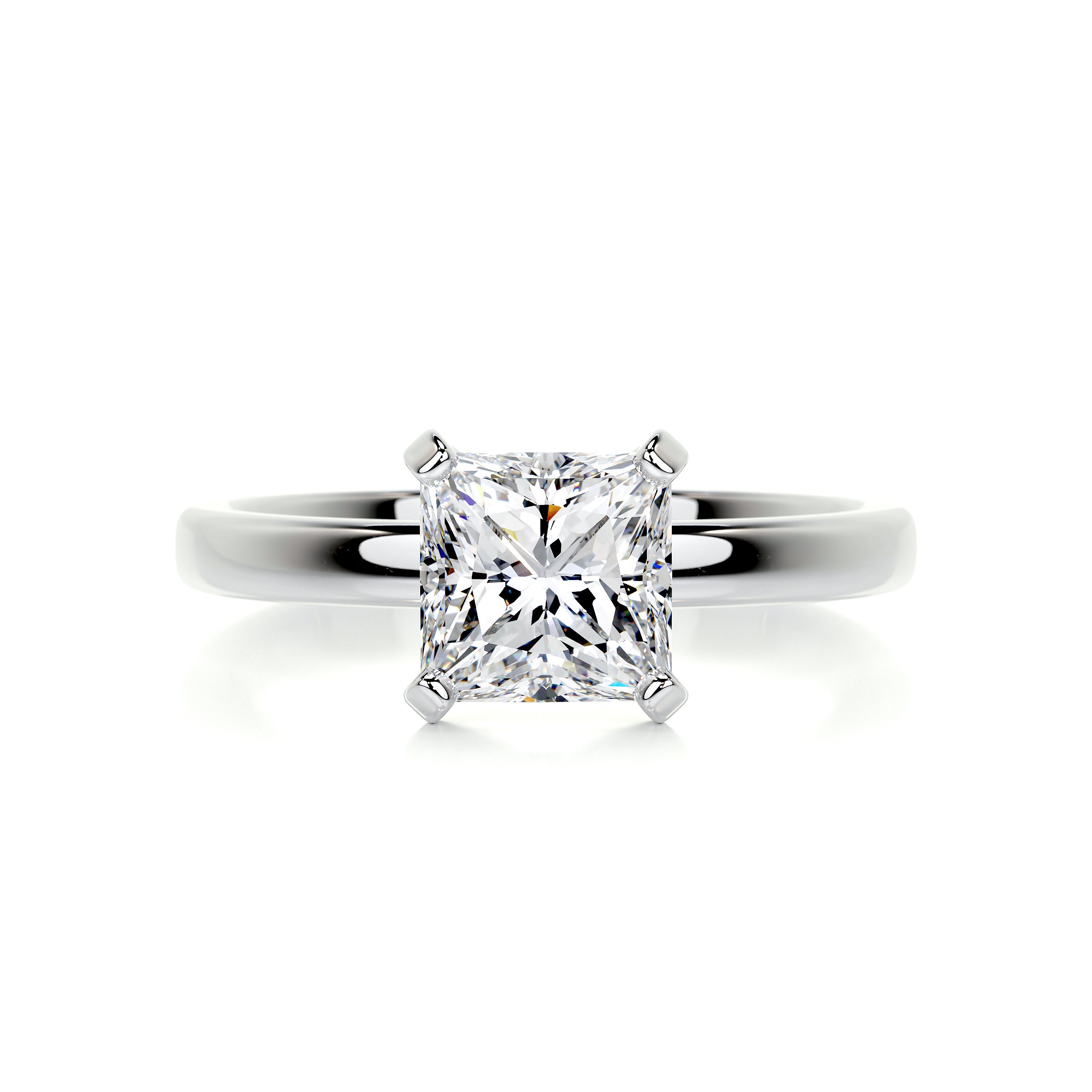 Isabelle Diamond Engagement Ring -18K White Gold、mySite、hinf8tx79