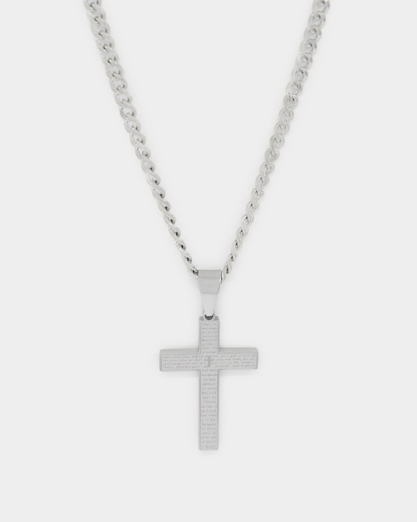 Saint Morta Textured Cross Pendant White Gold、mySite、zt4zffjzw