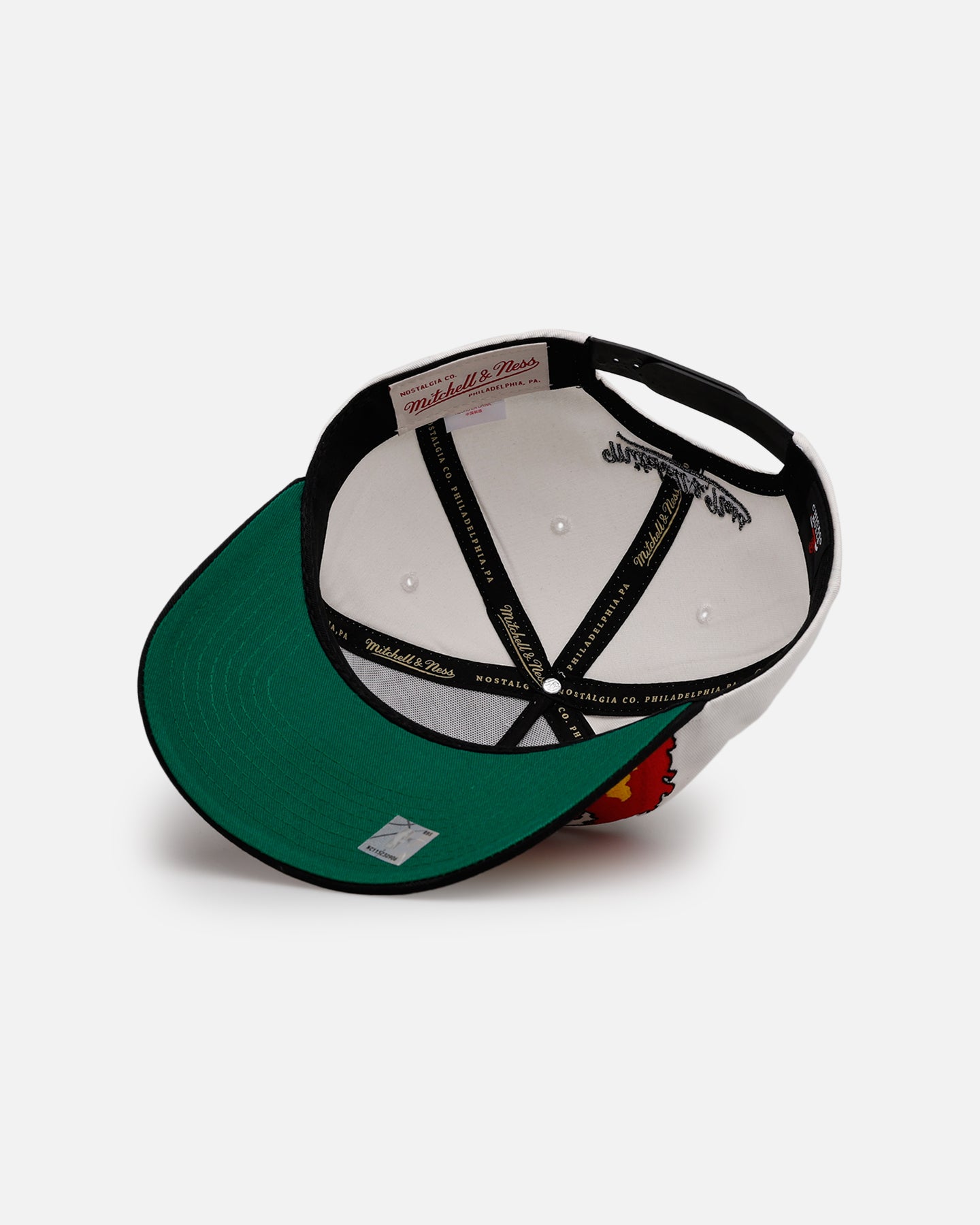 Mitchell & Ness Chicago Bulls 'Flametooth' Pro Pinch Snapback White/Black、mySite、zt4zffjzw