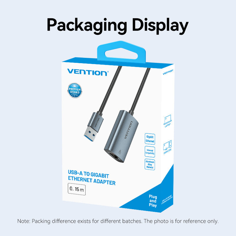 Vention USB-A to Gigabit Ethernet Adapter、mySite、fannypackpong
