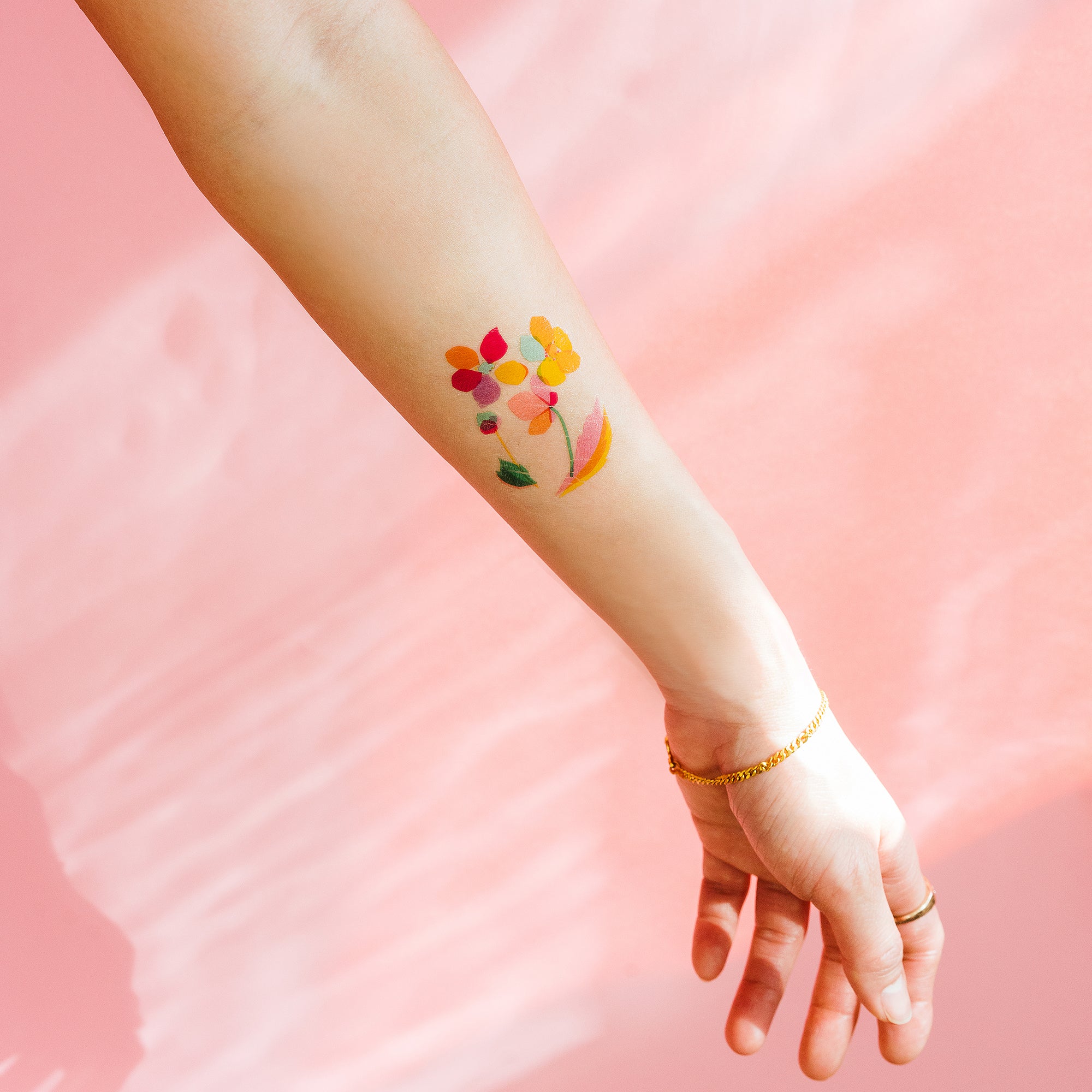  Anemone Flowers Tattly Temporary Tattoos、mySite、ghnorth