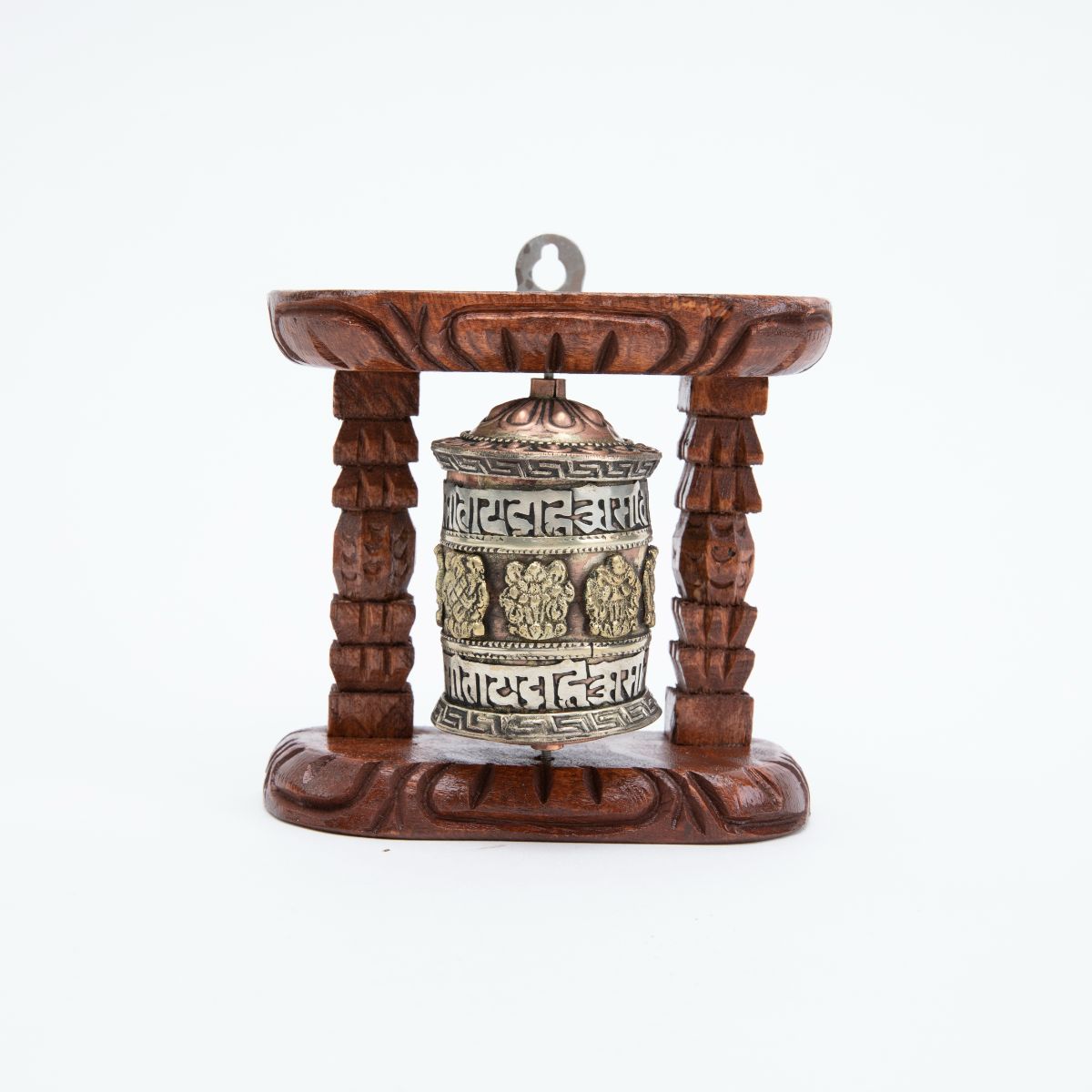 Small Wood Framed Prayer Wheel、mySite、topwebapps