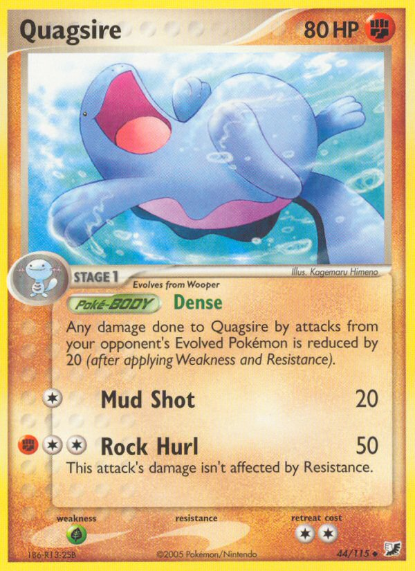 Quagsire (44/115) EX: Unseen Forces、mySite、waistdrama