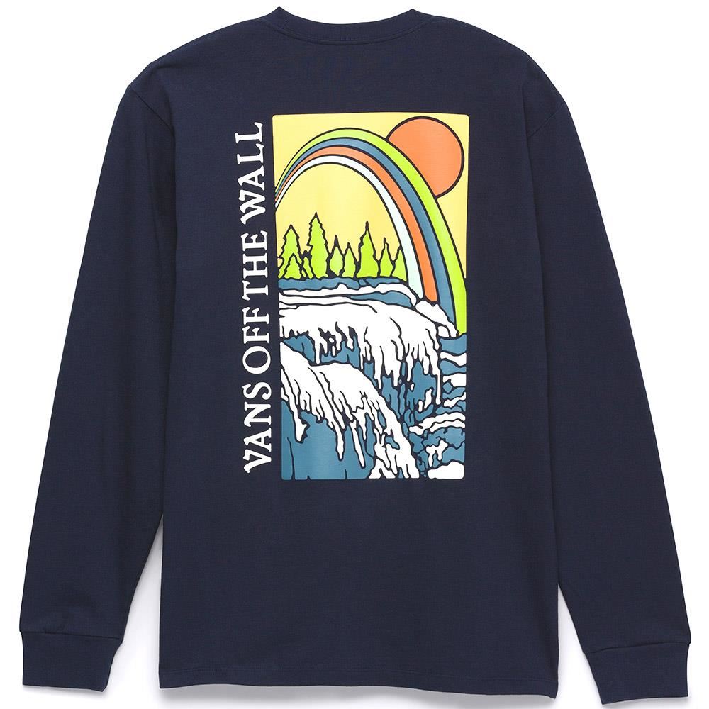  Vans Positive Vibes Scenic Long Sleeve T-Shirt - Navy、mySite、merchandisen