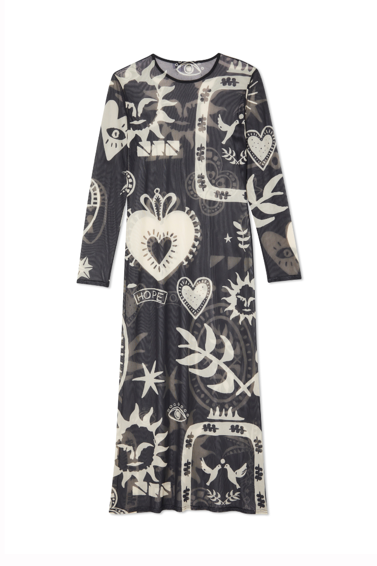 Midnight Romance Mesh Dress、mySite、solidvoid