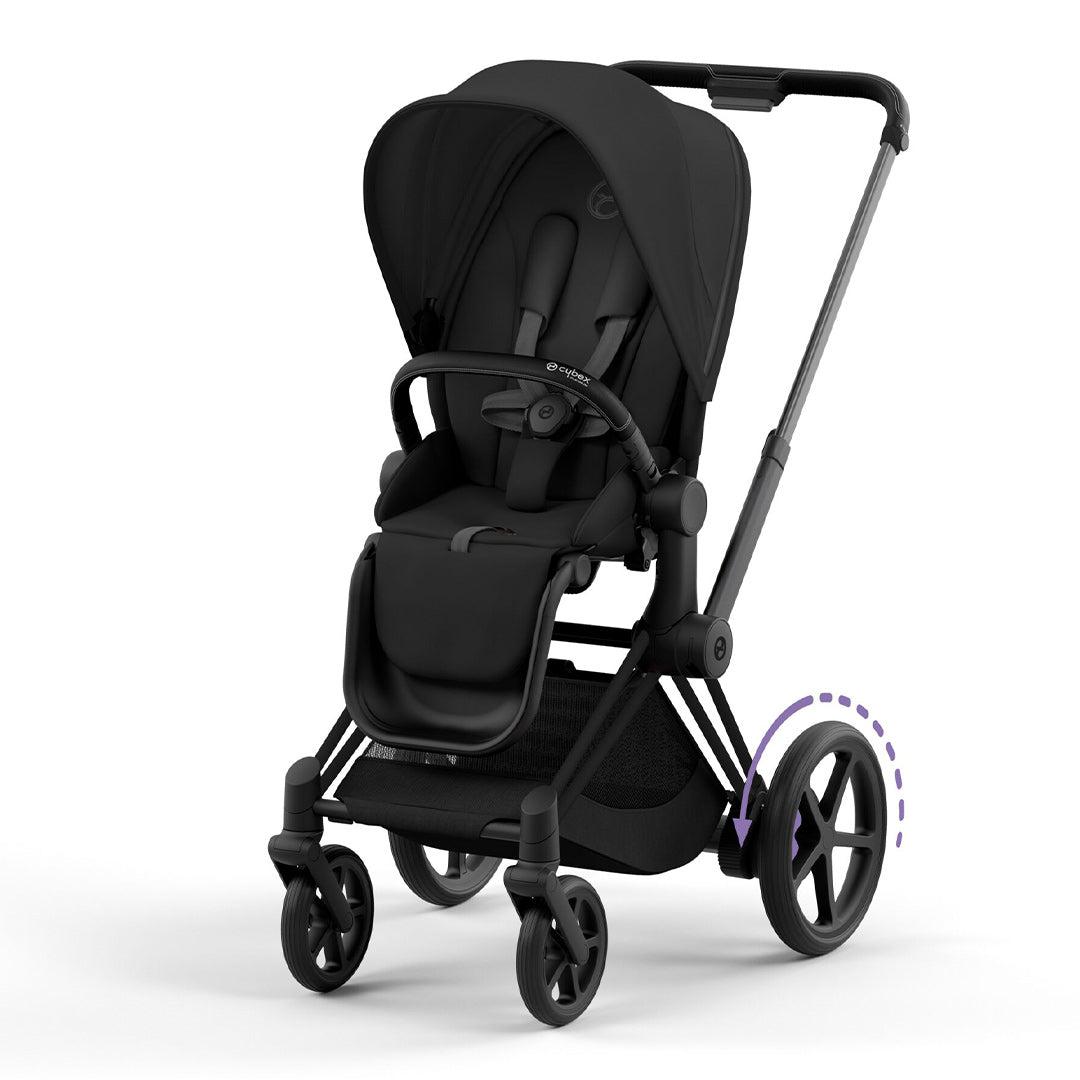  CYBEX e-Priam Pushchair - Sepia Black、mySite、merchandisen