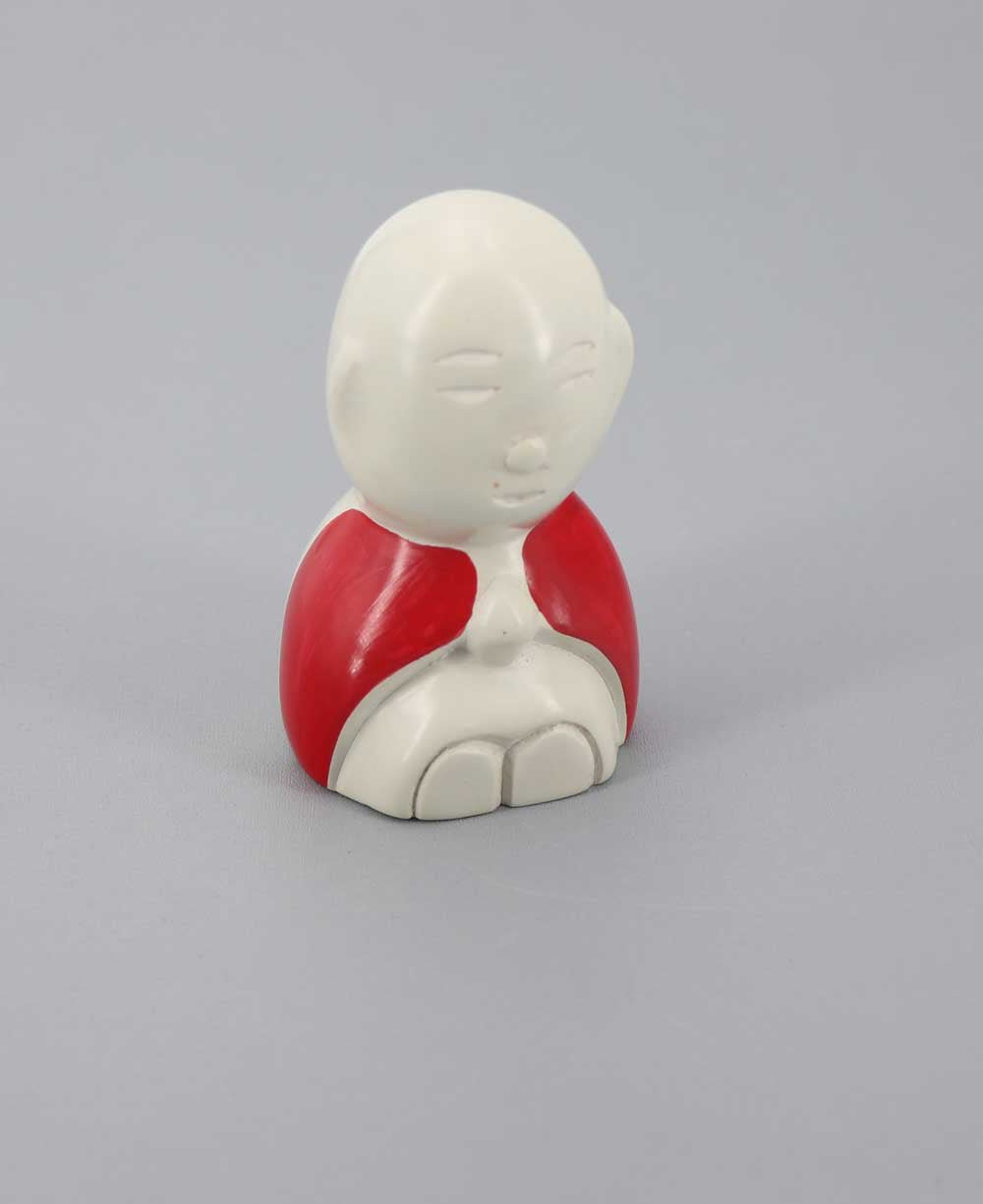 Hand Carved Mini Jizo Monk Statue, Artistan-made in Kenya、mySite、topwebapps