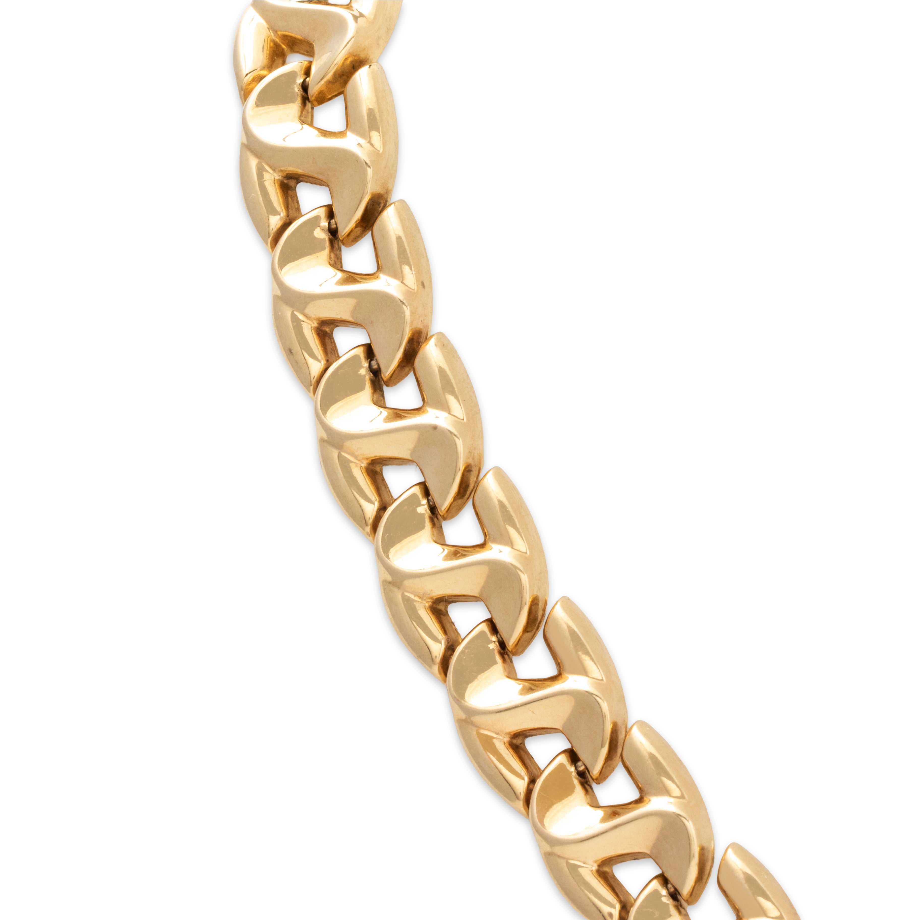 Bold Vintage Italian 14k Yellow Gold Sapphire Statement Collar Necklace 14、mySite、hinf8tx79