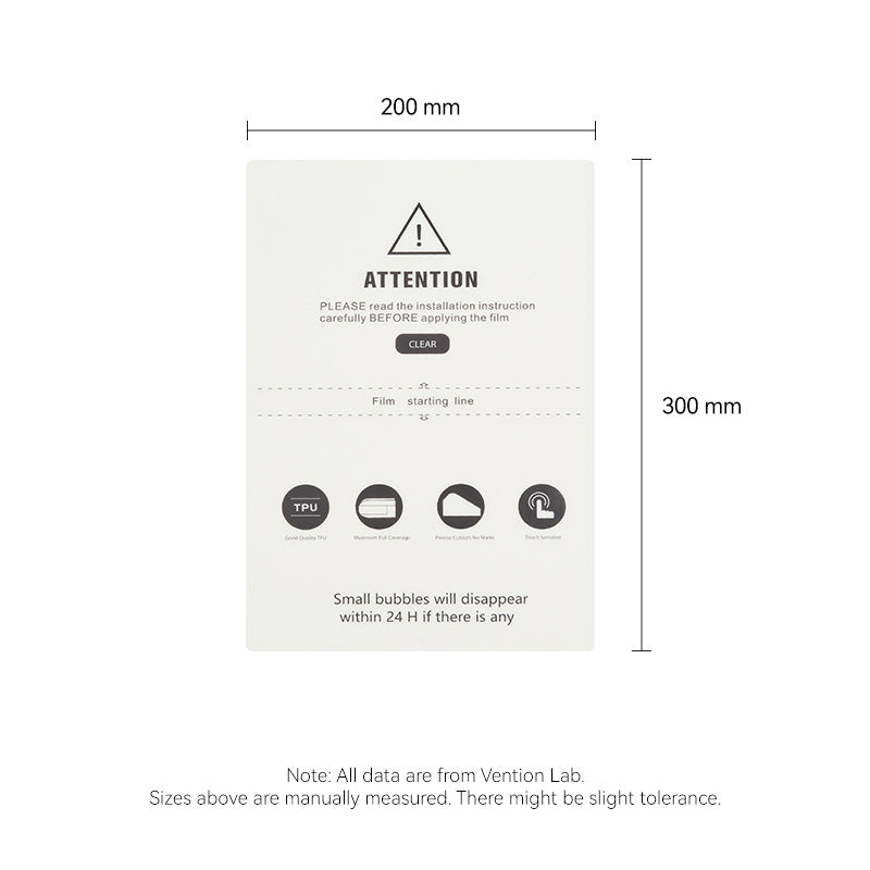 Vention Intelligent Screen Film Cutter with Touch Screen - EU Plug、mySite、fannypackpong