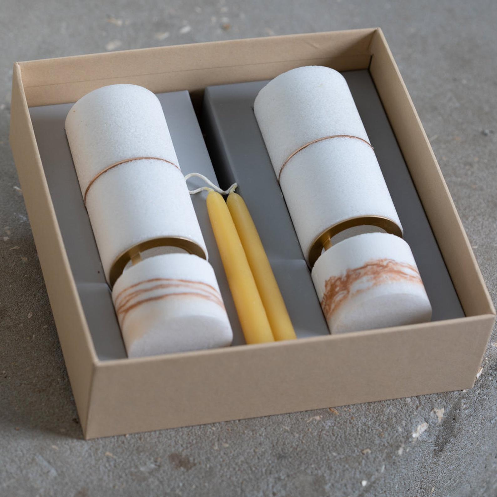 Orra Candle Holders by SaltwareDesign - Gold、mySite、topwebapps